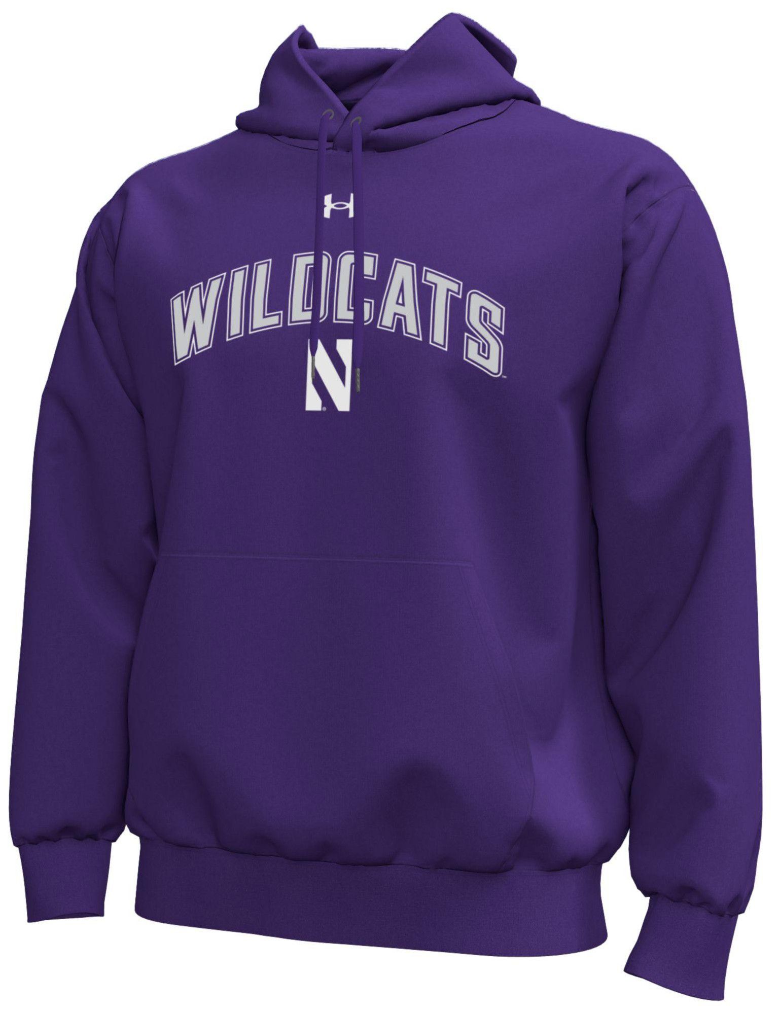 Under Armour Men's Northwestern Wildcats Purple Icon Fleece Hoodie