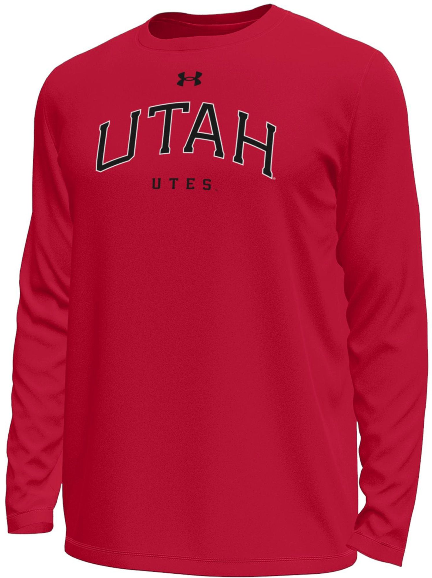 Under Armour Men's Utah Utes Red Tech Long Sleeve Shirt