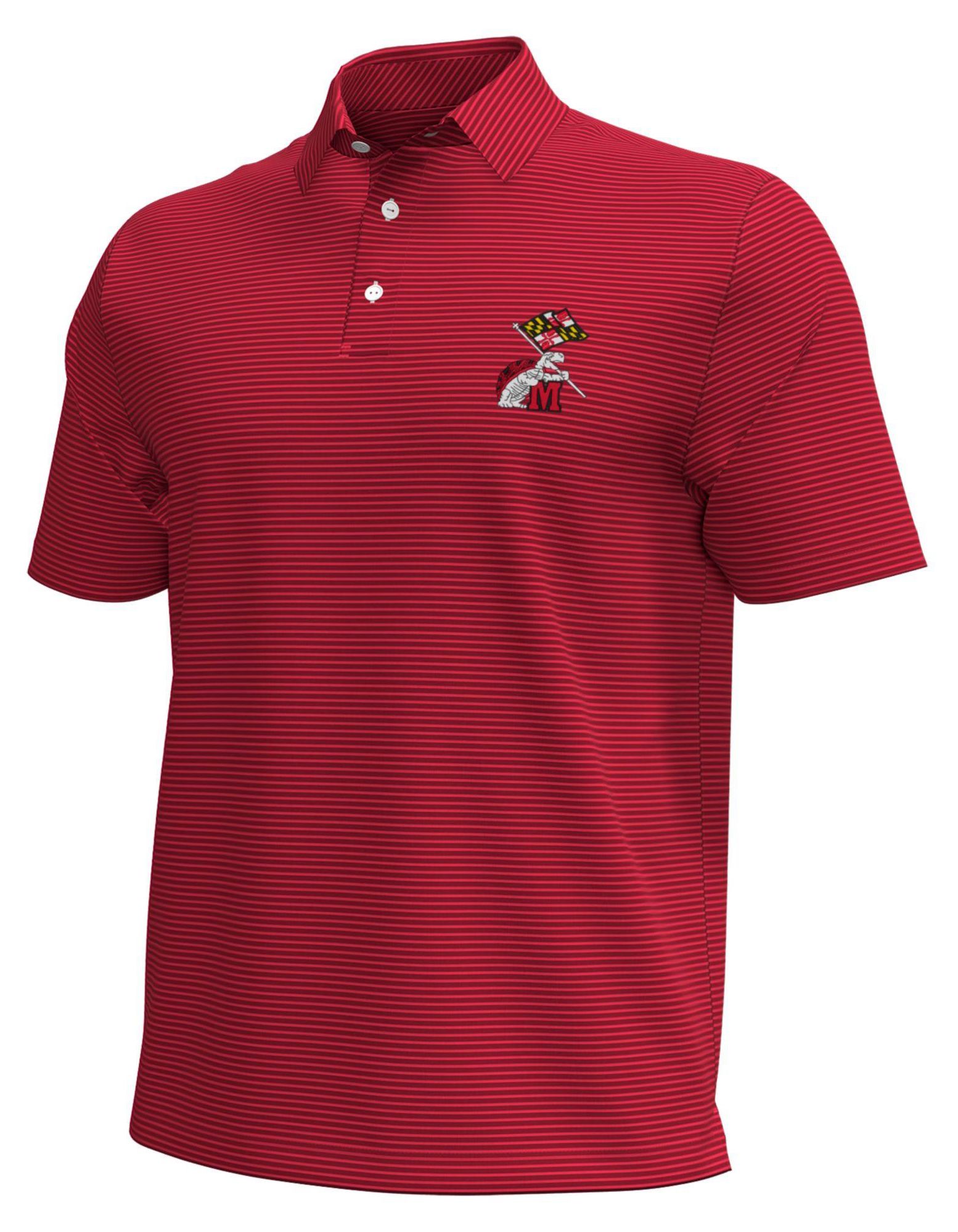Under Armour Men's Maryland Terrapins Red Polo