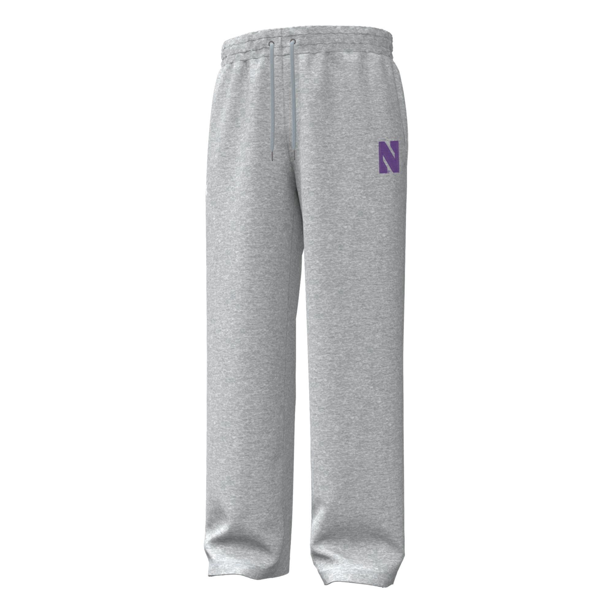 Under Armour Men's Northwestern Wildcats Grey Icon Fleece Pants