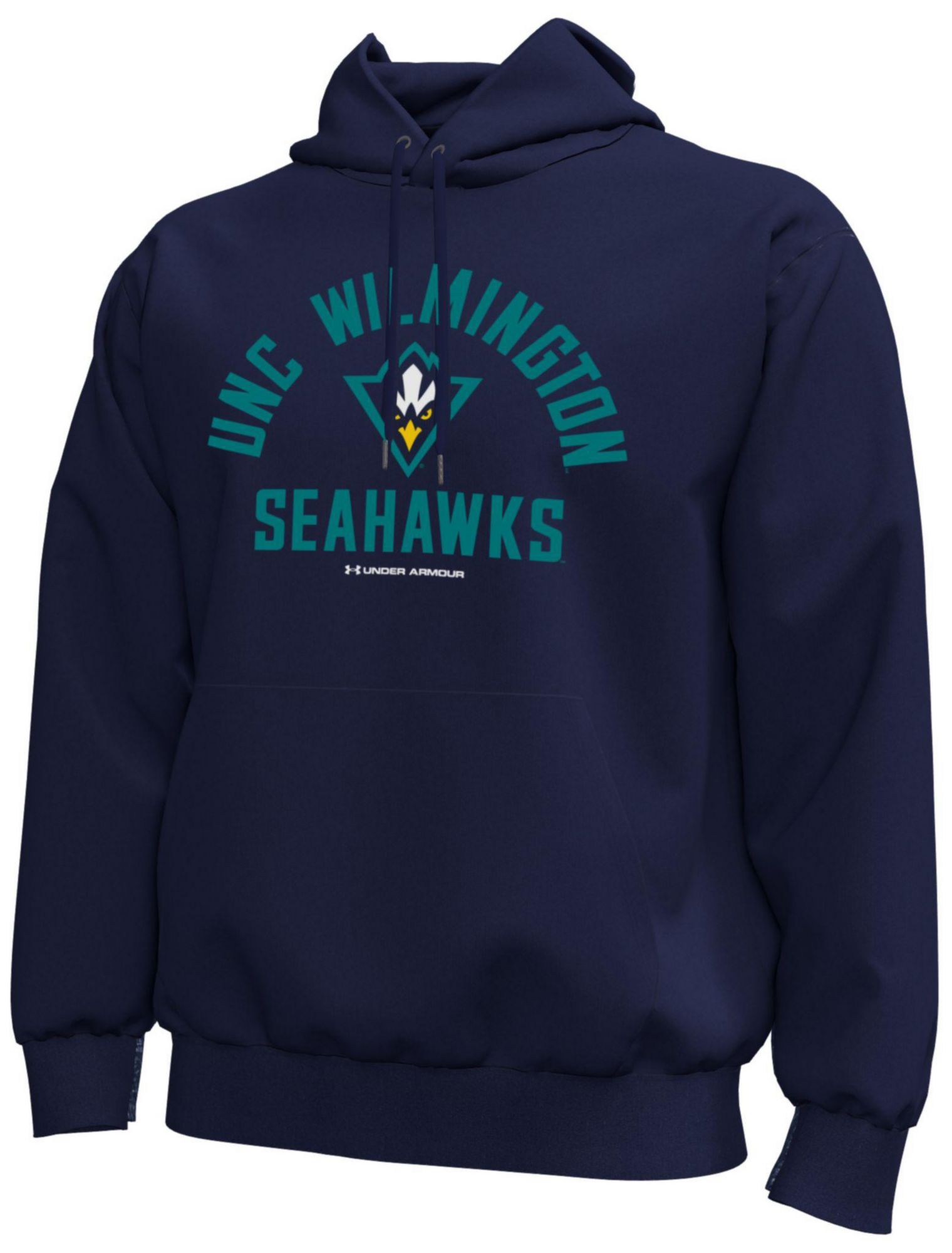Under Armour Men's UNC-Wilmington  Seahawks Navy Icon Fleece Hoodie