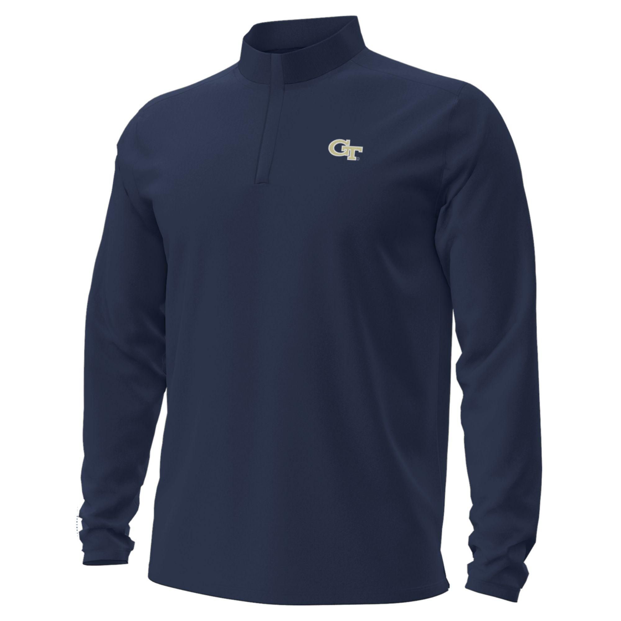 Under Armour Men's Georgia Tech Yellow Jackets Blue Motion 1/4-Zip Pullover