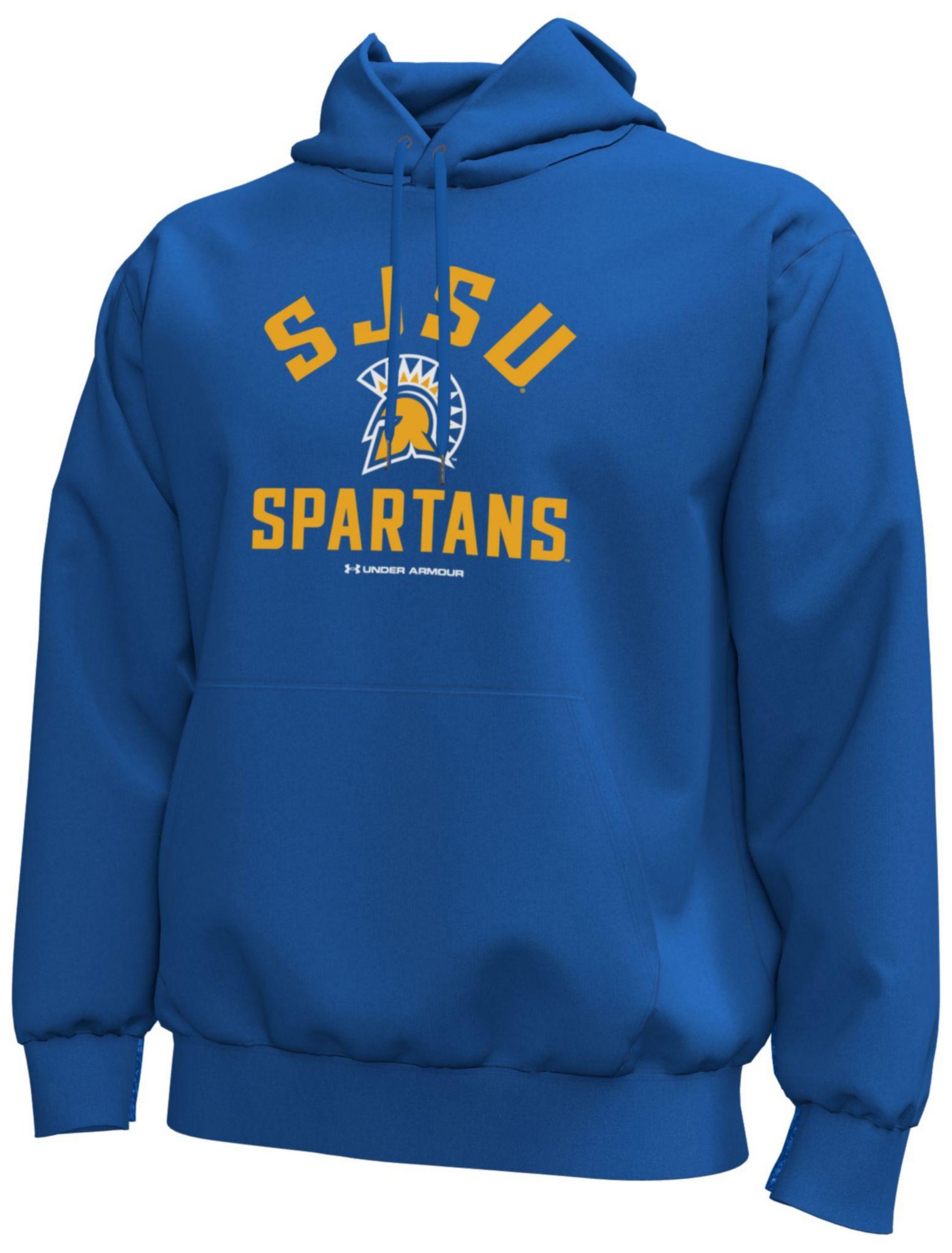 Under Armour Men's San Jose State Spartans Royal Icon Fleece Hoodie