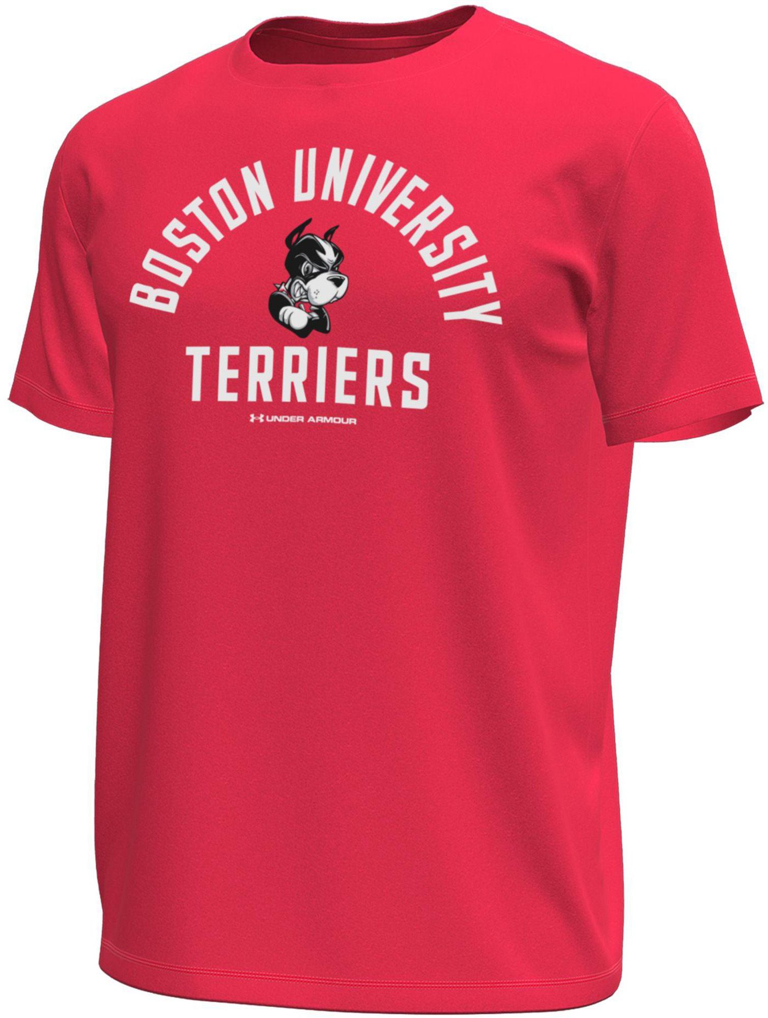 Under Armour Men's Boston Terriers Red Tech Stretch T-Shirt