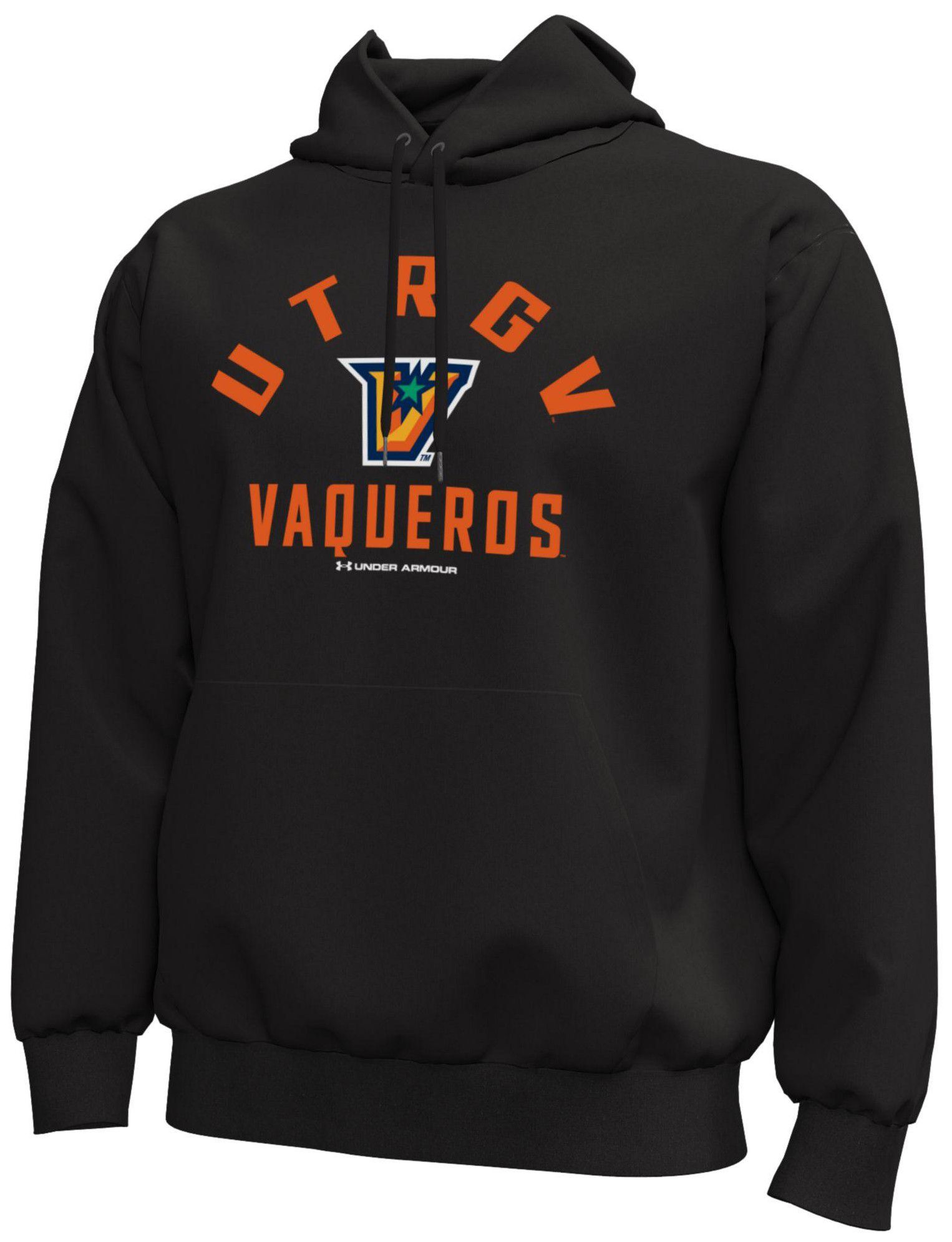 Under Armour Men's UTRGV Vaqueros Black Icon Fleece Hoodie