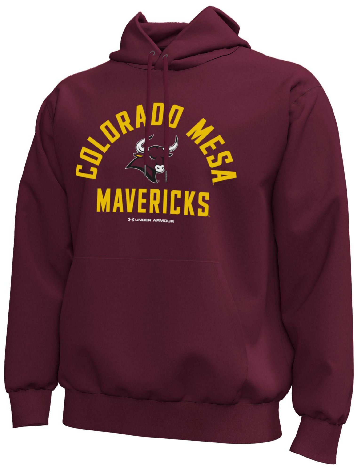 Under Armour Men's Colorado Mesa Mavericks Maroon Icon Fleece Hoodie