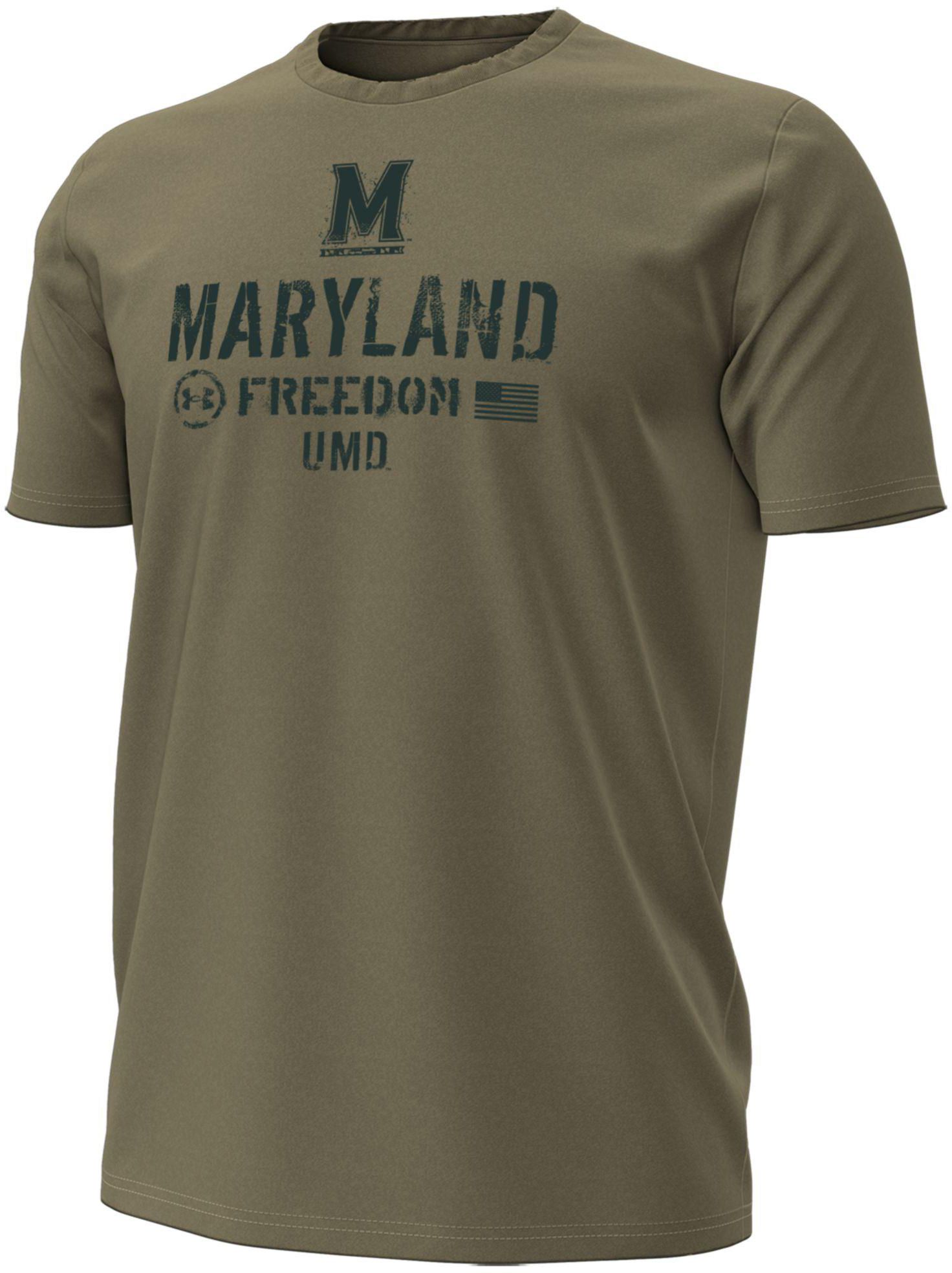 Under Armour Men's Maryland Terrapins Federal Tan Shirt, Large
