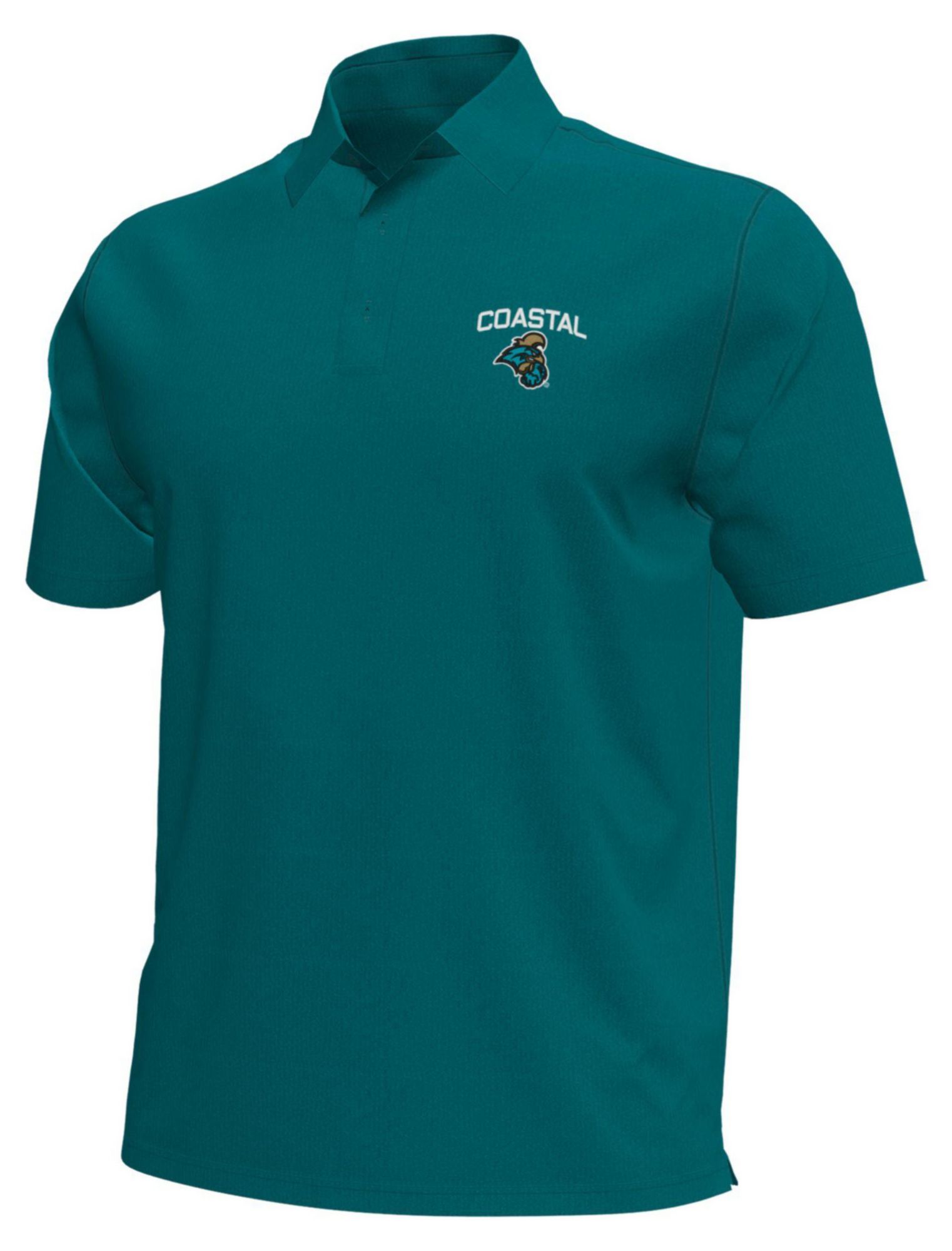 Under Armour Men's Coastal Carolina Chanticleers Teal Sideline Polo