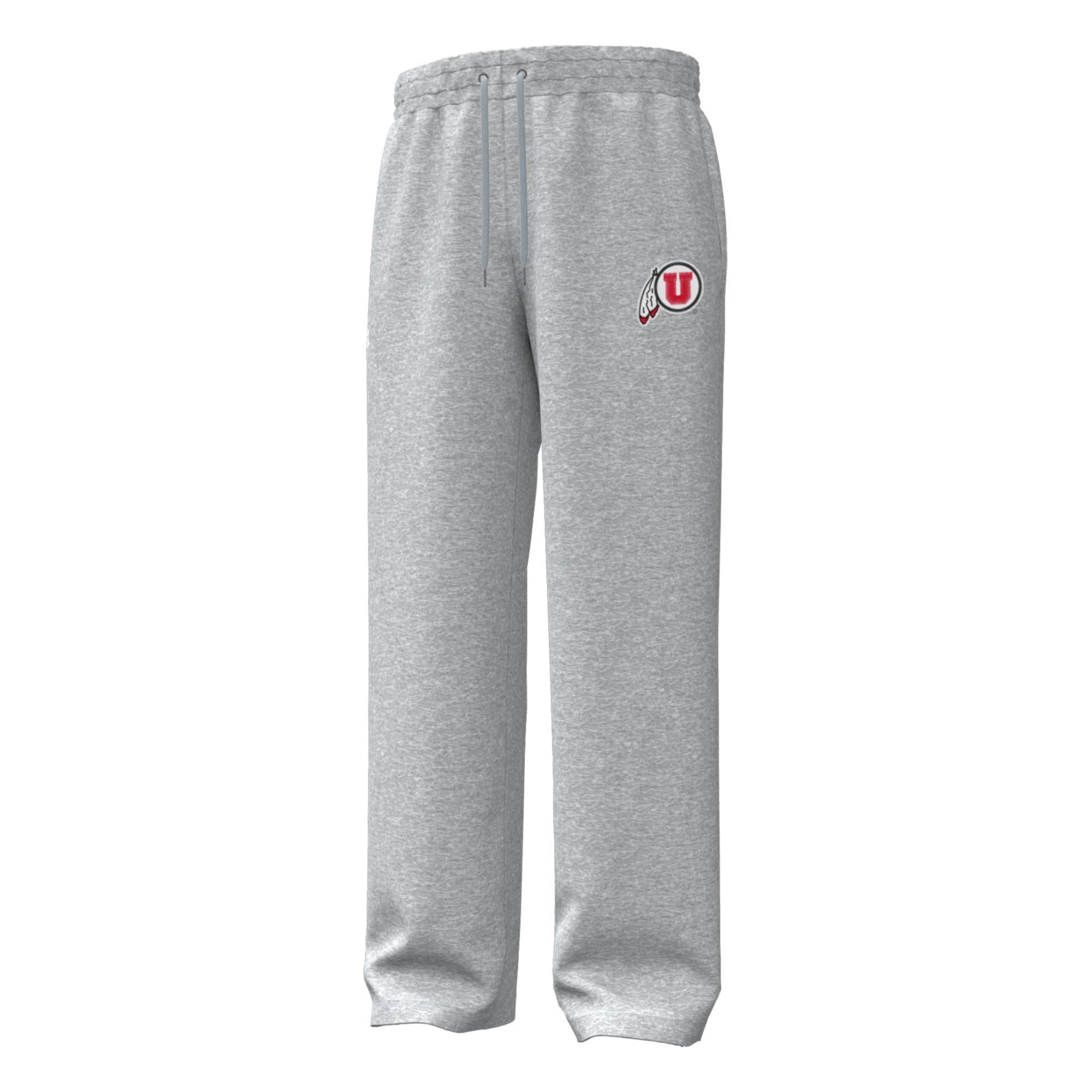 Under Armour Men's Utah Utes Grey Icon Fleece Pants