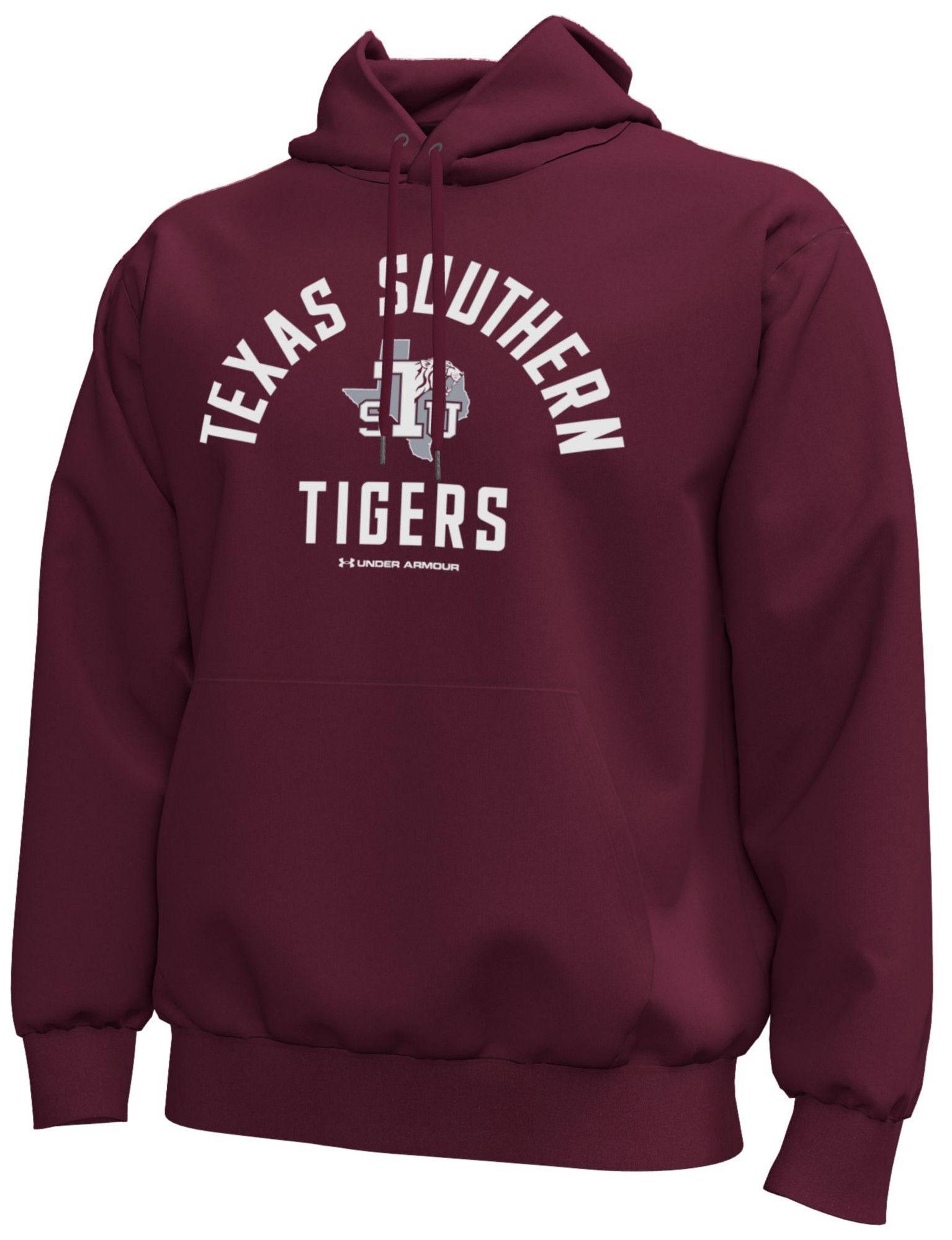 Under Armour Men's Texas Southern Tigers Maroon Icon Fleece Hoodie