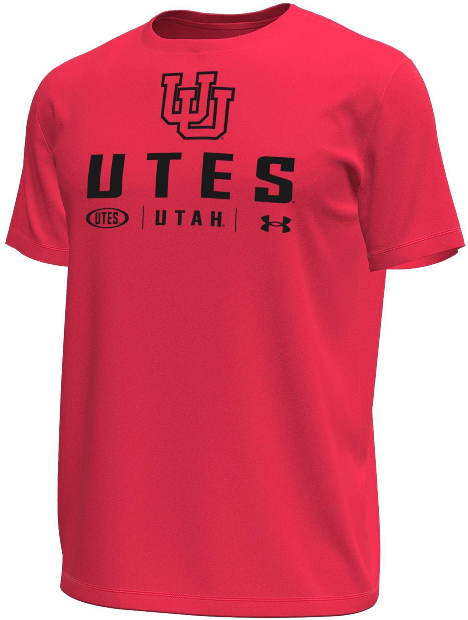Under Armour Men's Utah Utes Red Tech Stretch T-Shirt