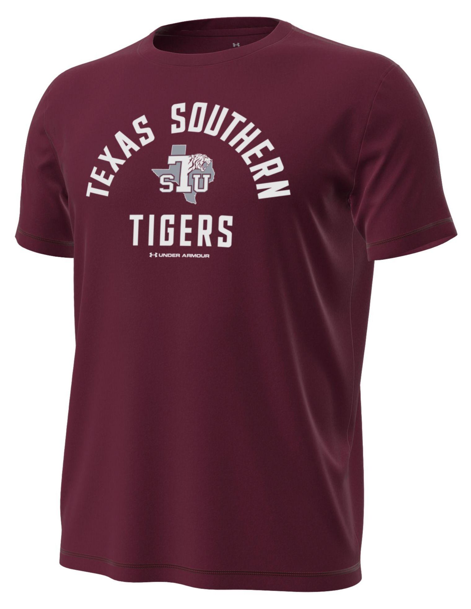 Under Armour Men's Texas Southern Tigers Maroon Tech Stretch T-Shirt