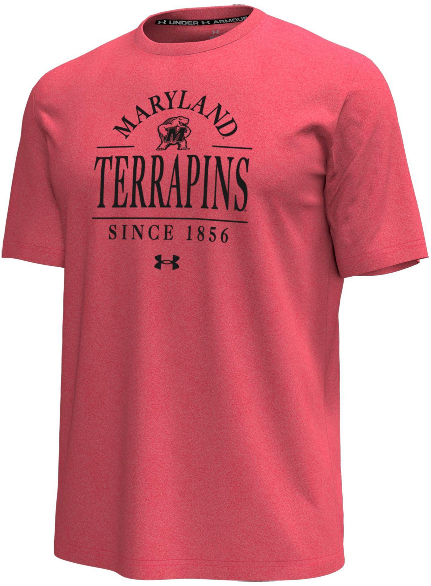 Under Armour Men's Maryland Terrapins Red Icon T-Shirt