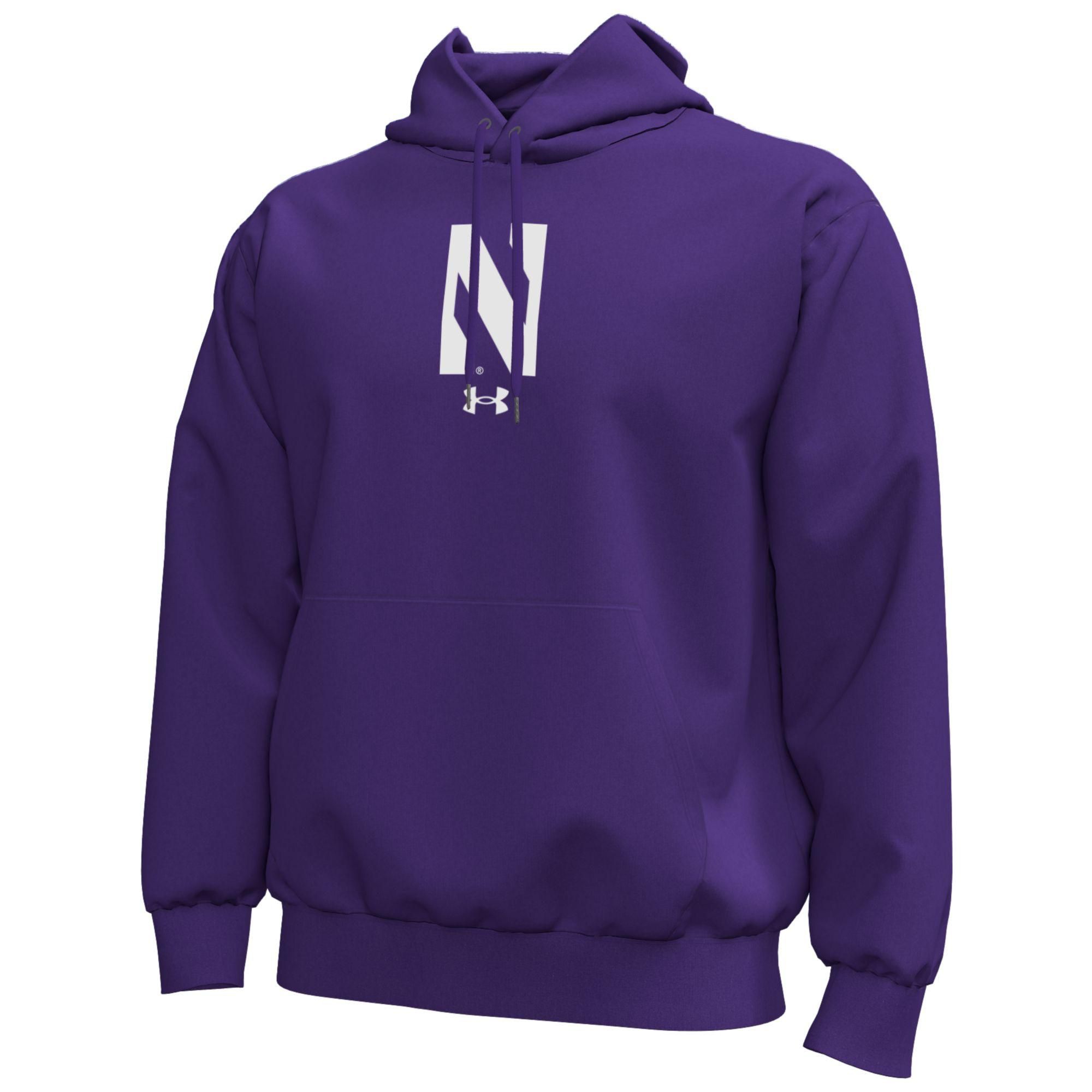 Under Armour Men's Northwestern Wildcats Purple Icon Fleece Hoodie