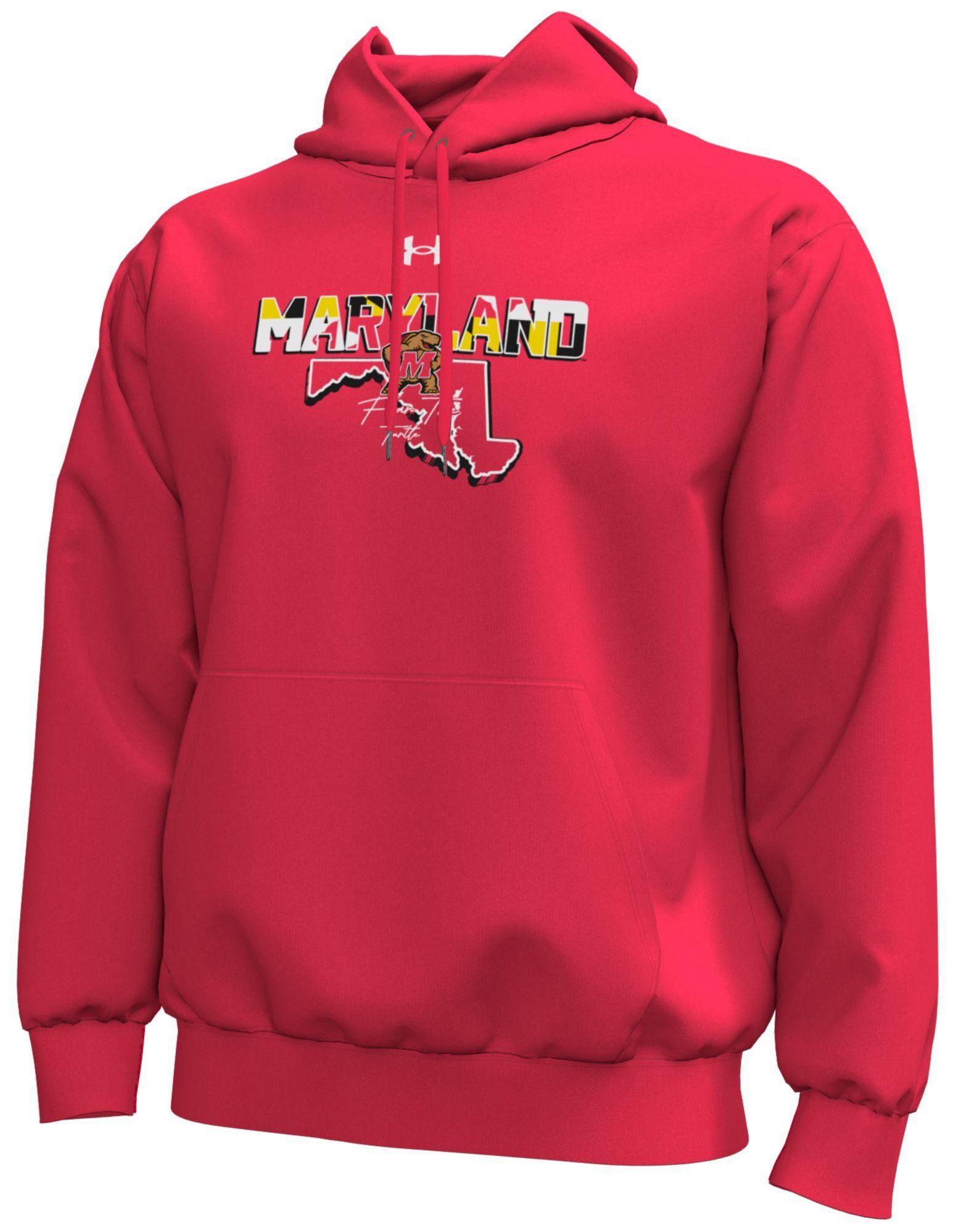 Under Armour Men's Maryland Terrapins Red State Pride Hoodie