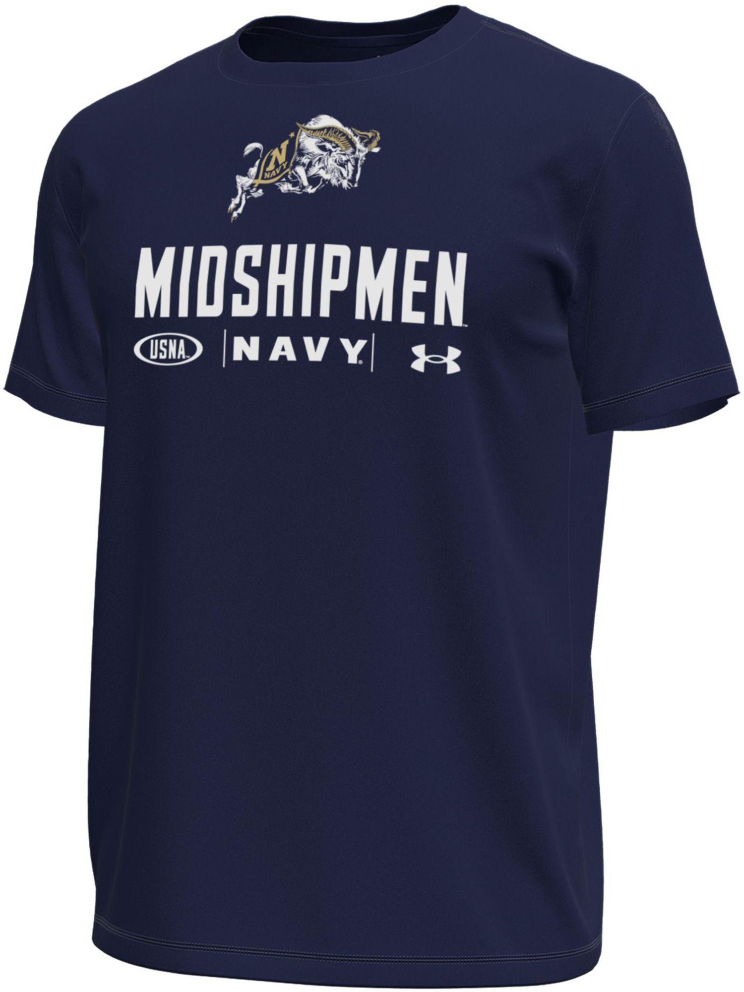 Under Armour Men's Navy Midshipmen Navy Tech Stretch T-Shirt