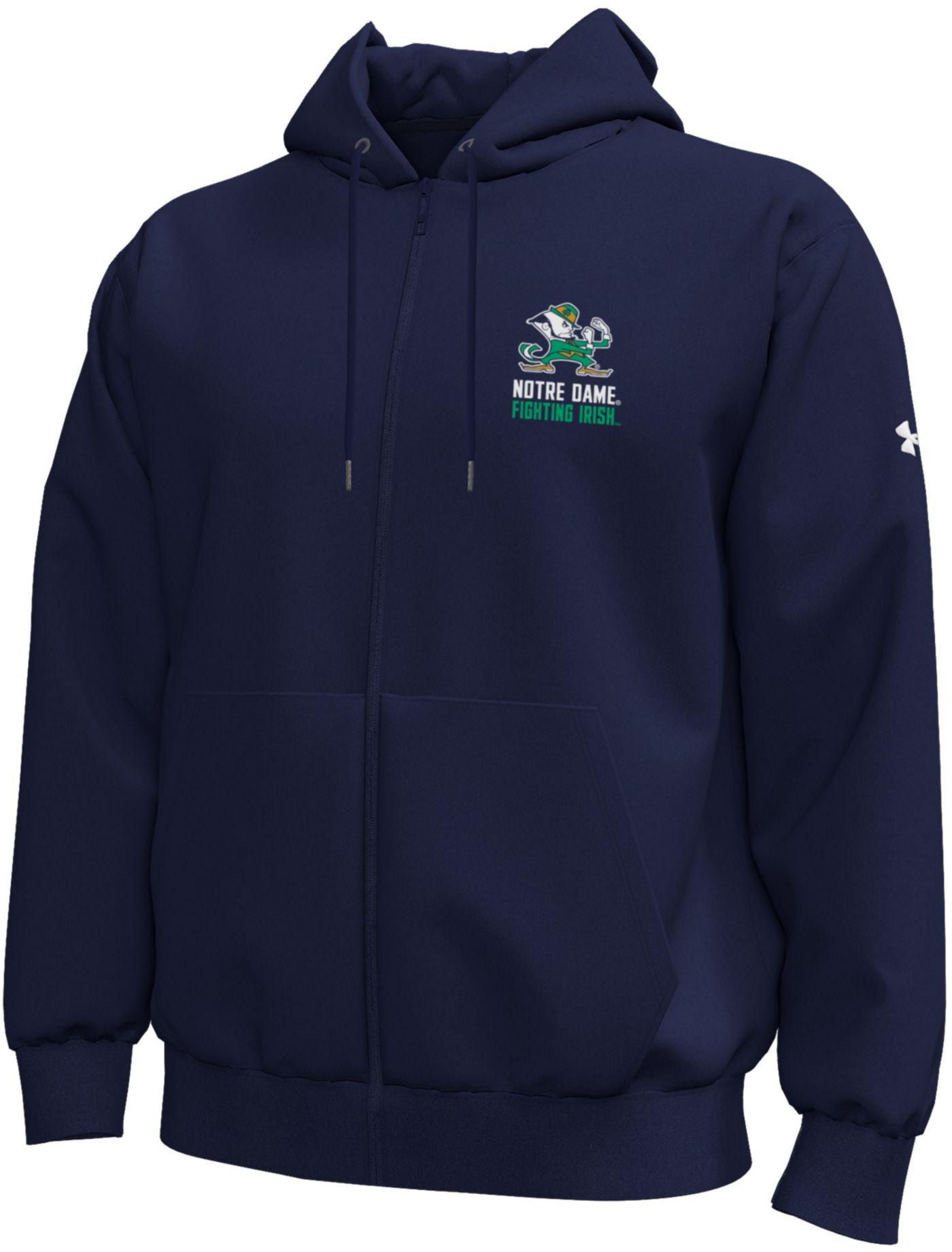 Under Armour Men's Notre Dame Fighting Irish Icon Fleece Full-Zip Hoodie