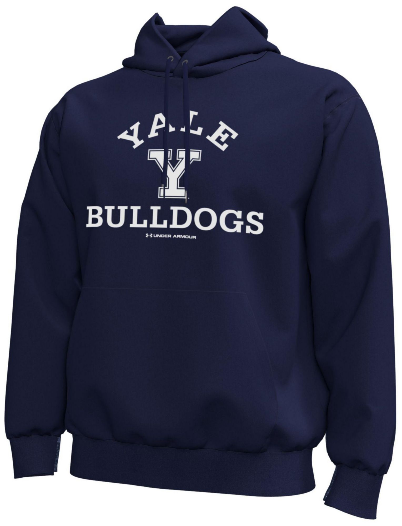 Under Armour Men's Yale Bulldogs Navy Icon Fleece Hoodie