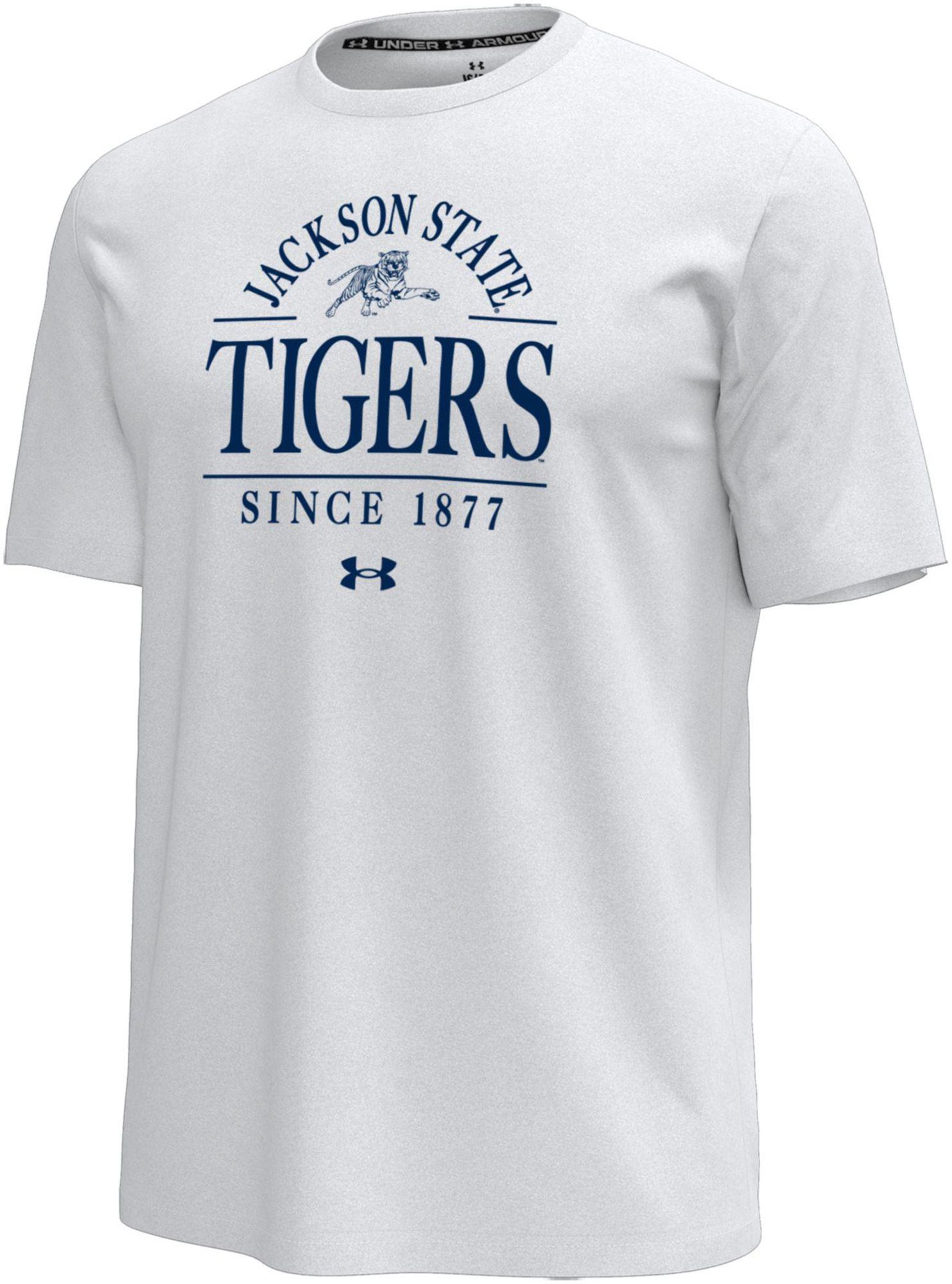 Under Armour Men's Jackson State Tigers White Icon T-Shirt