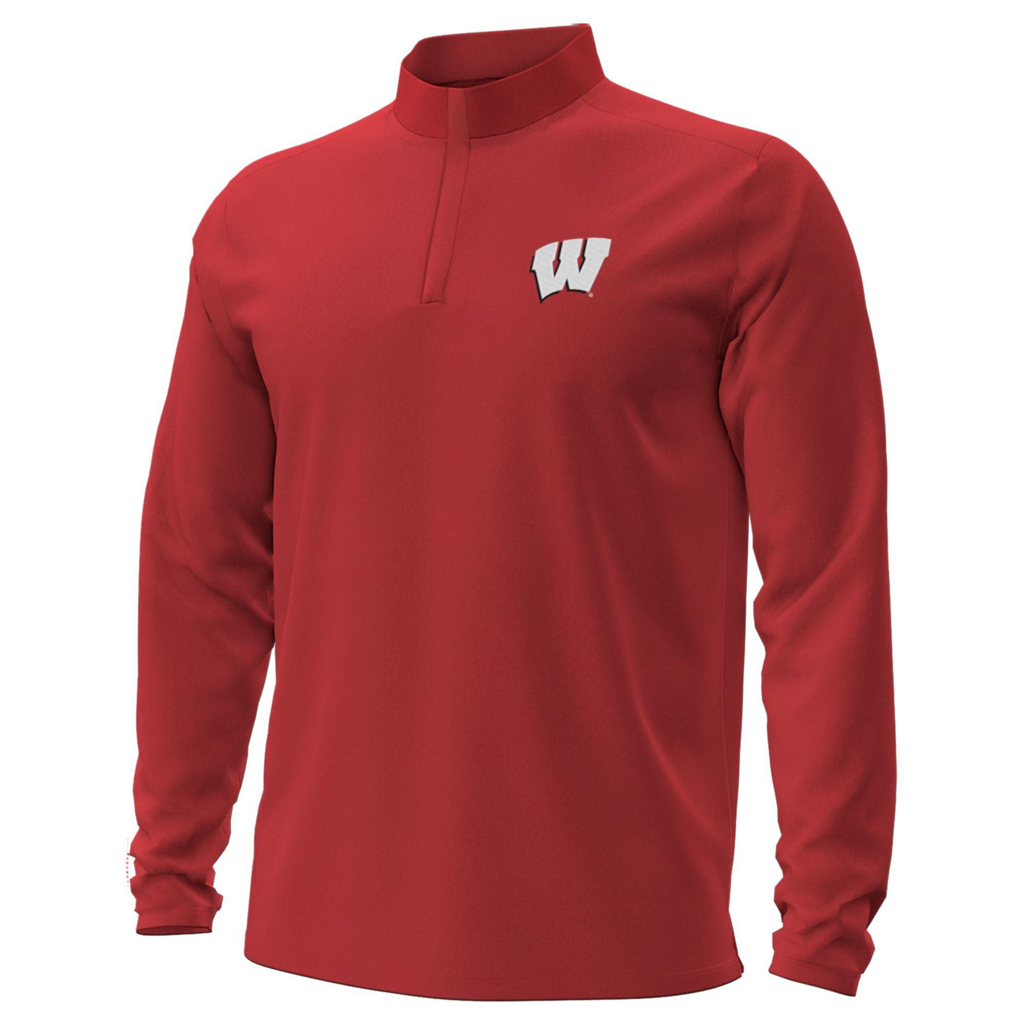 Under Armour Men's Wisconsin Badgers Red Motion 1/4-Zip Pullover
