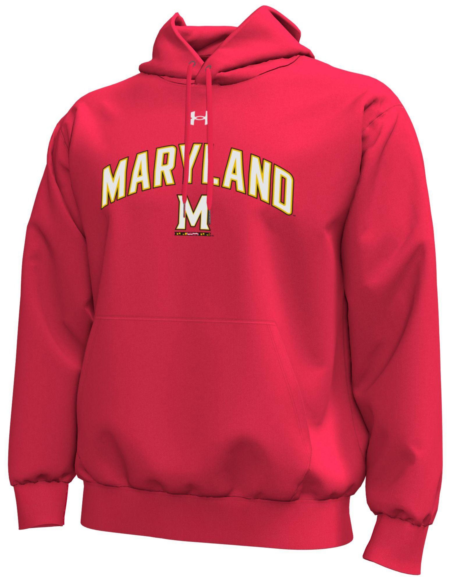 Under Armour Men's Maryland Terrapins Red Icon Hoodie