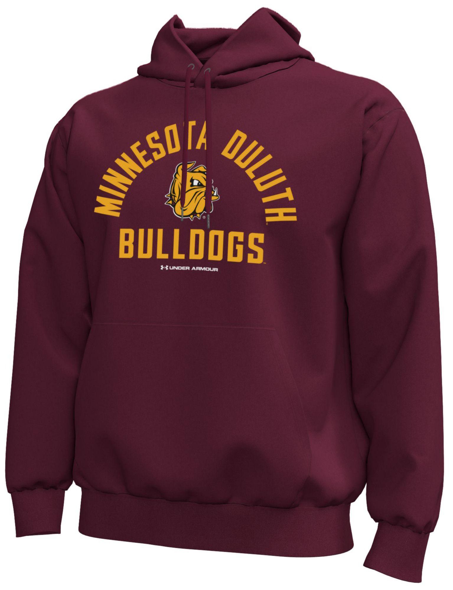 Under Armour Men's Minnesota-Duluth Bulldogs Maroon Icon Fleece Hoodie