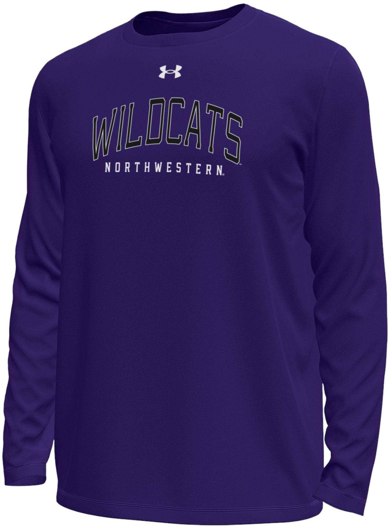 Under Armour Men's Northwestern Wildcats Purple Tech Long Sleeve Shirt