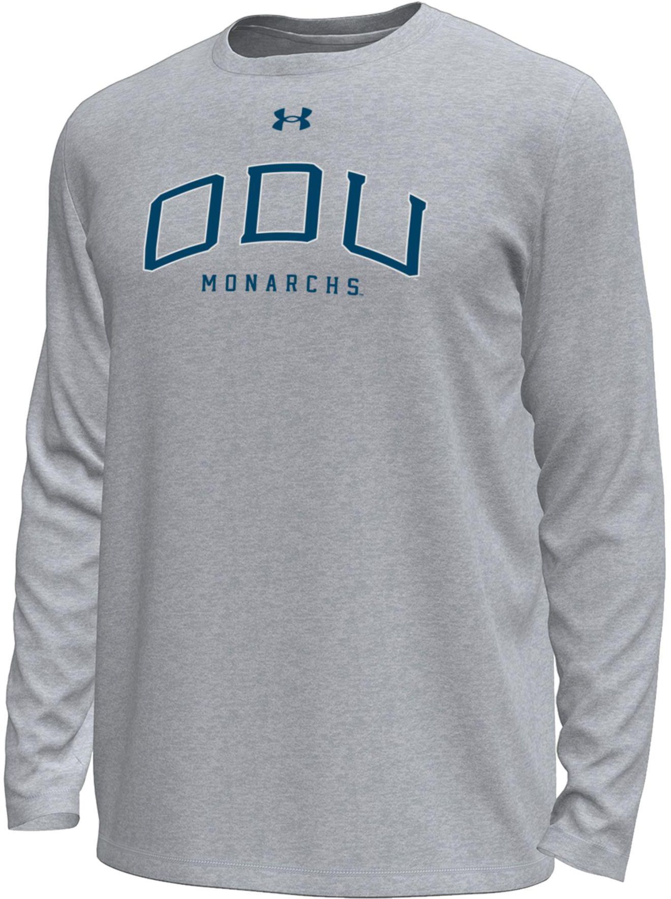 Under Armour Men's Old Dominion Monarchs Grey Tech Long Sleeve Shirt