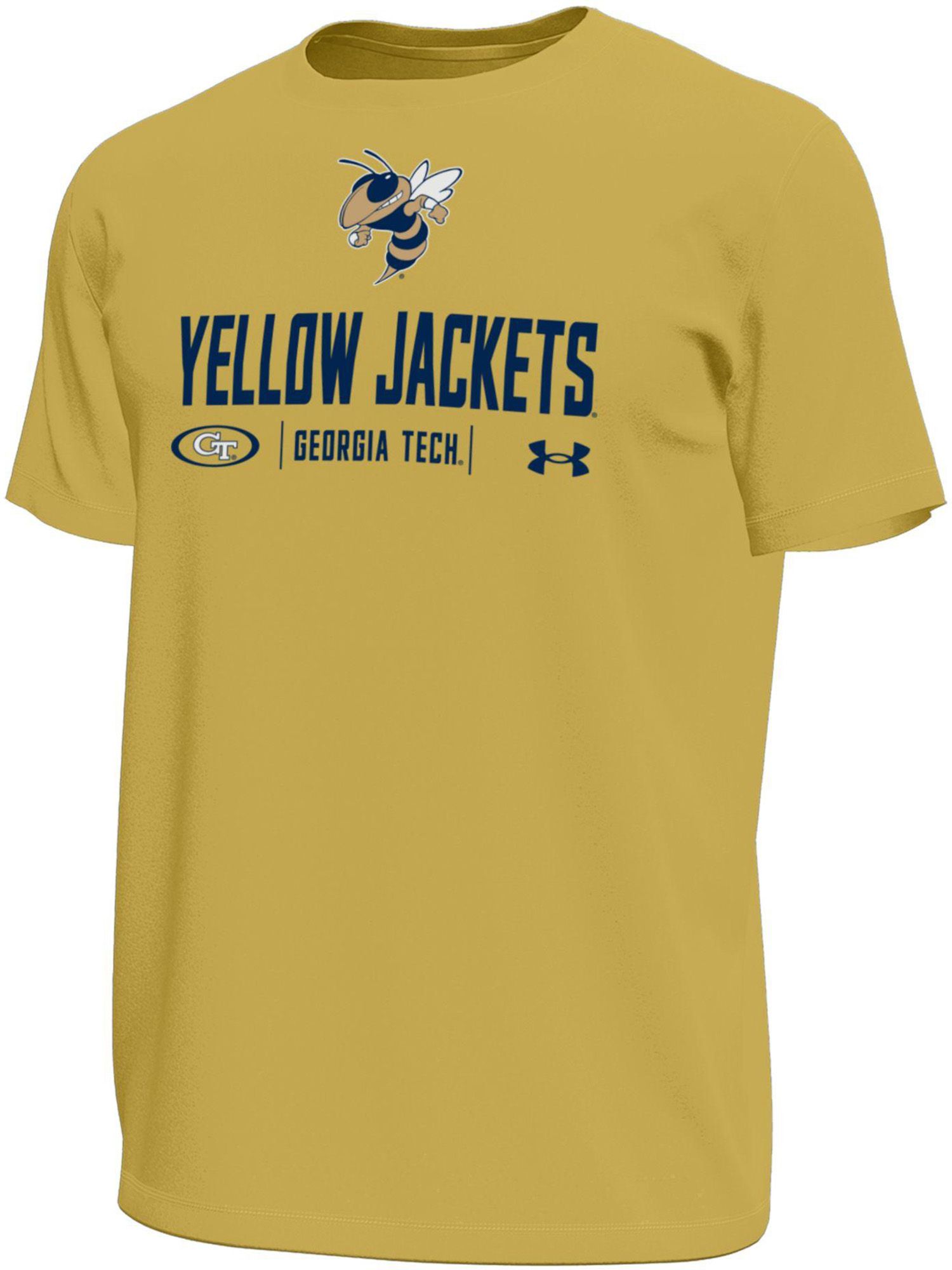 Under Armour Men's Georgia Tech Yellow Jackets Tech Stretch T-Shirt