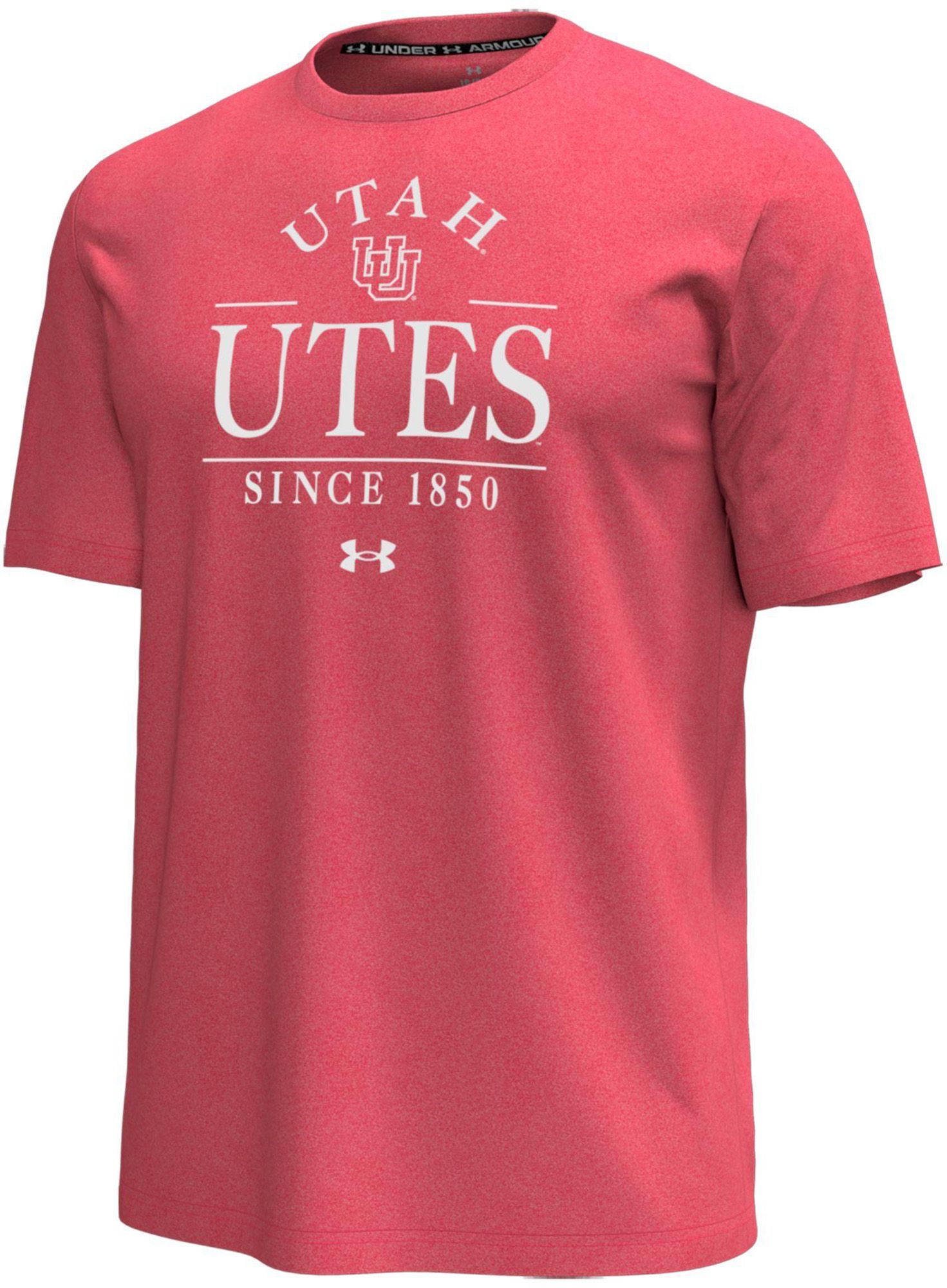 Under Armour Men's Utah Utes Red Icon T-Shirt