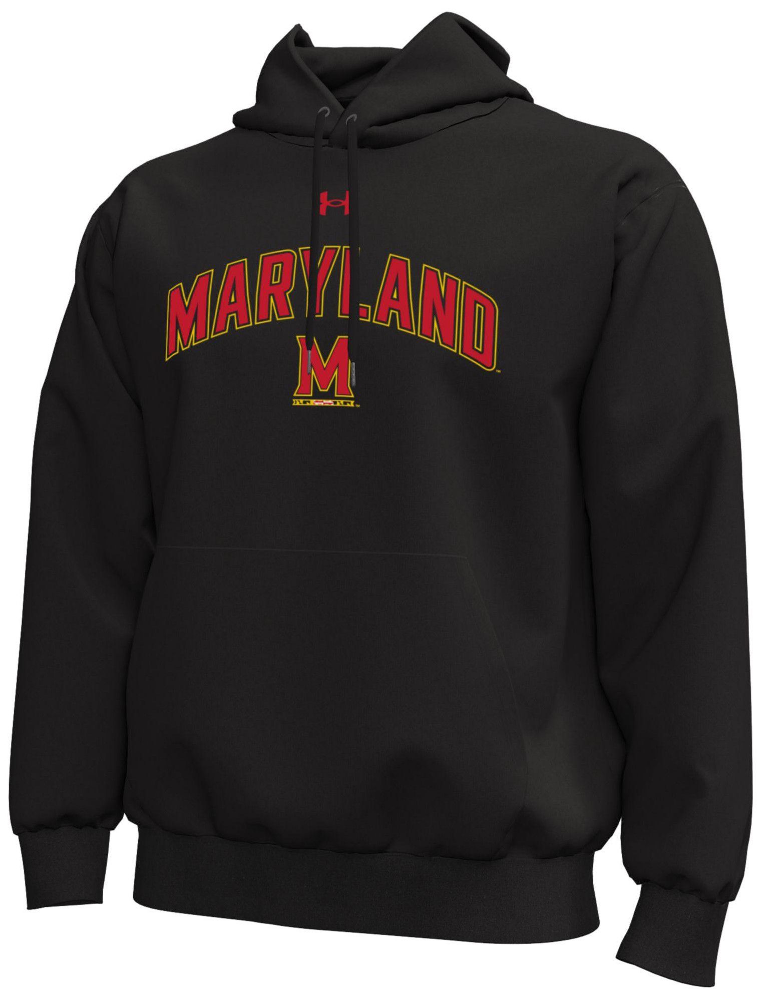 Under Armour Men's Maryland Terrapins Black Icon Hoodie