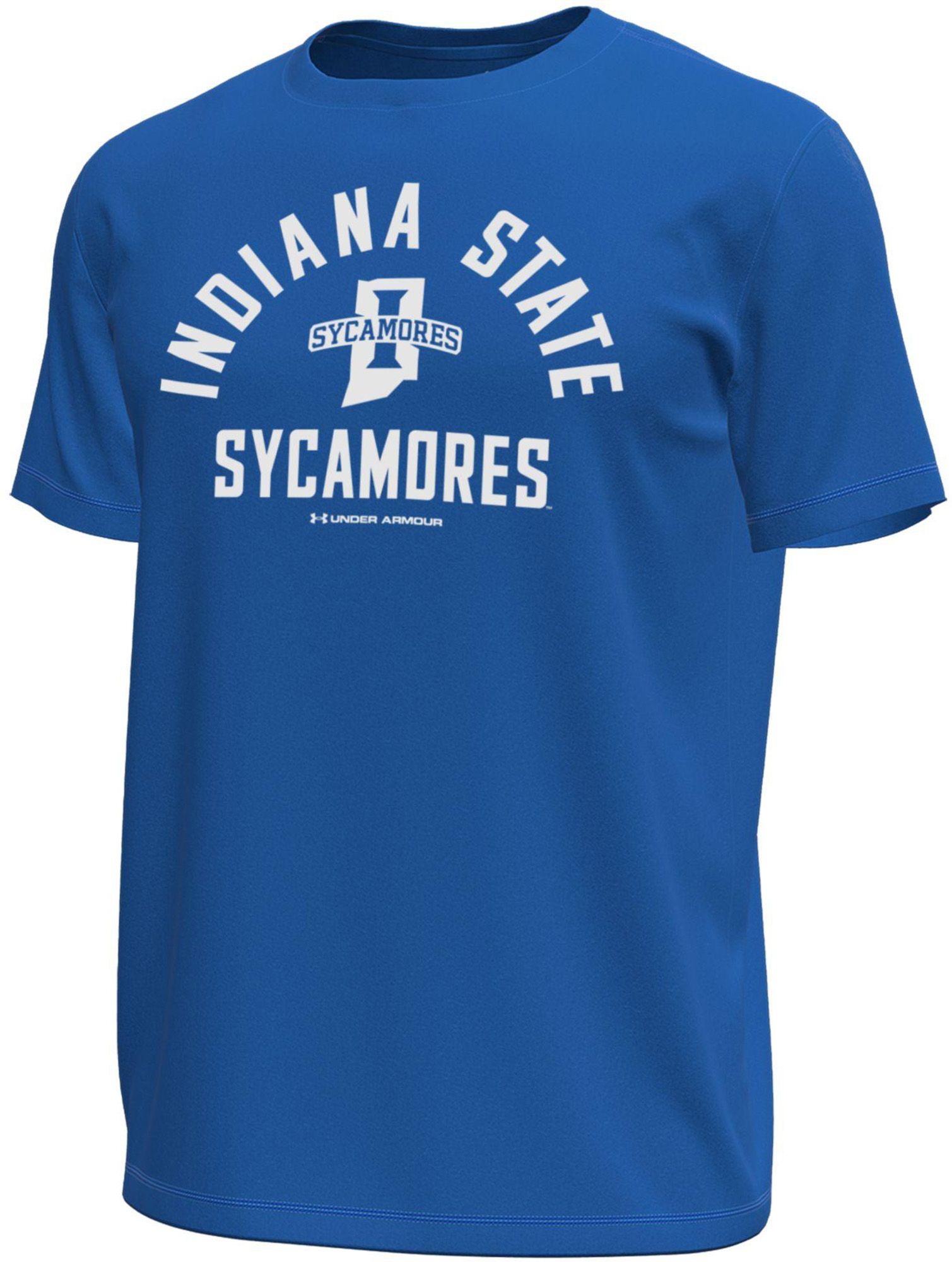 Under Armour Men's Indiana State Sycamores Royal Tech Stretch T-Shirt