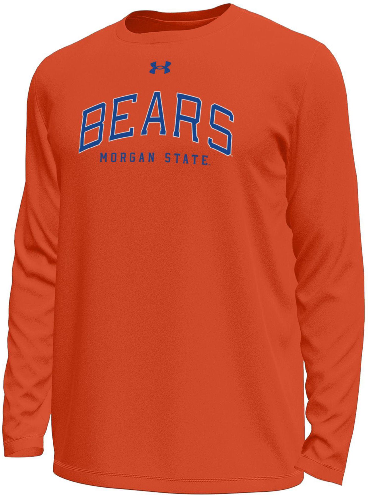 Under Armour Men's Morgan State Bears Orange Tech Long Sleeve Shirt