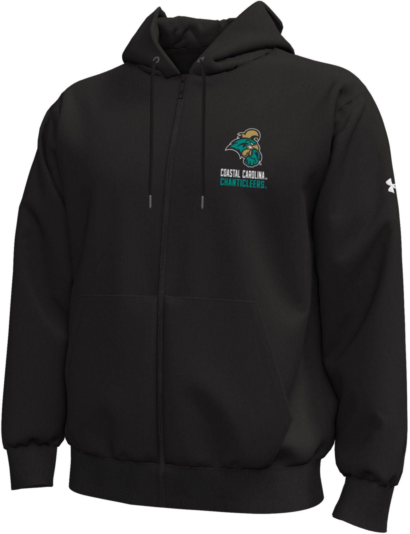 Under Armour Men's Coastal Carolina Chanticleers Icon Fleece Full-Zip Hoodie
