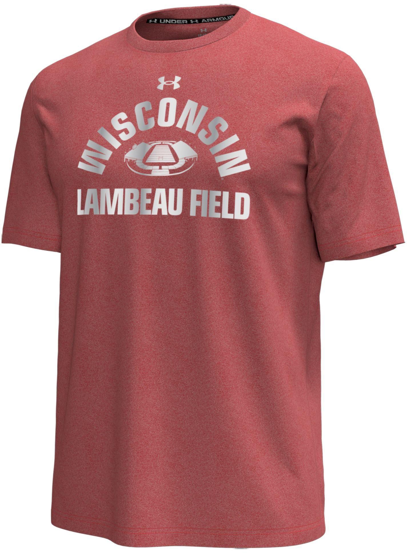 Under Armour Men's Wisconsin Badgers Lambeau Field Collection Red Special Games Wisconsin Lambeau T-Shirt