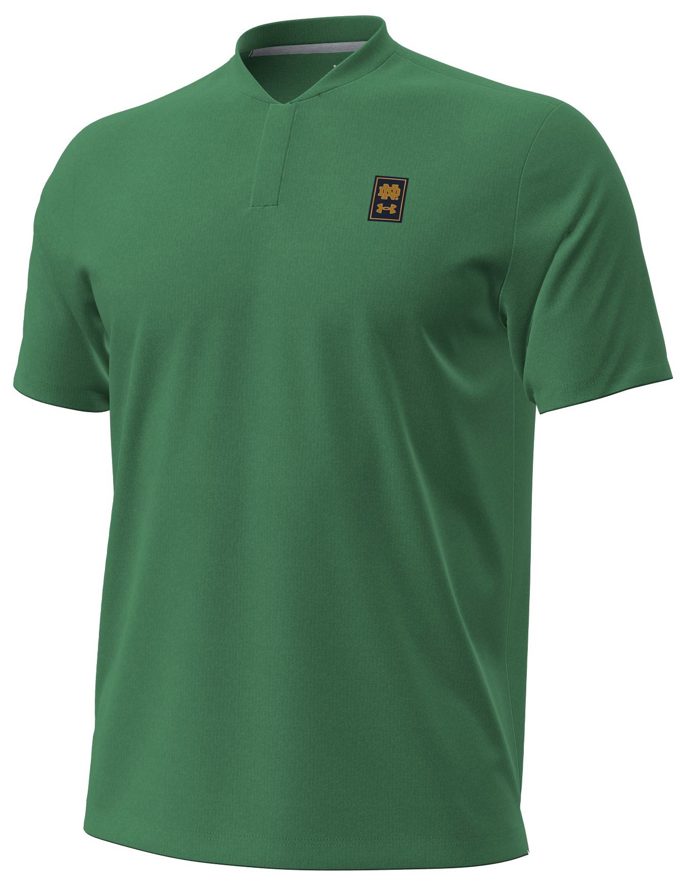 Under Armour Men's Notre Dame Fighting Irish Kelly Green Gameday Playoff Bladed Polo