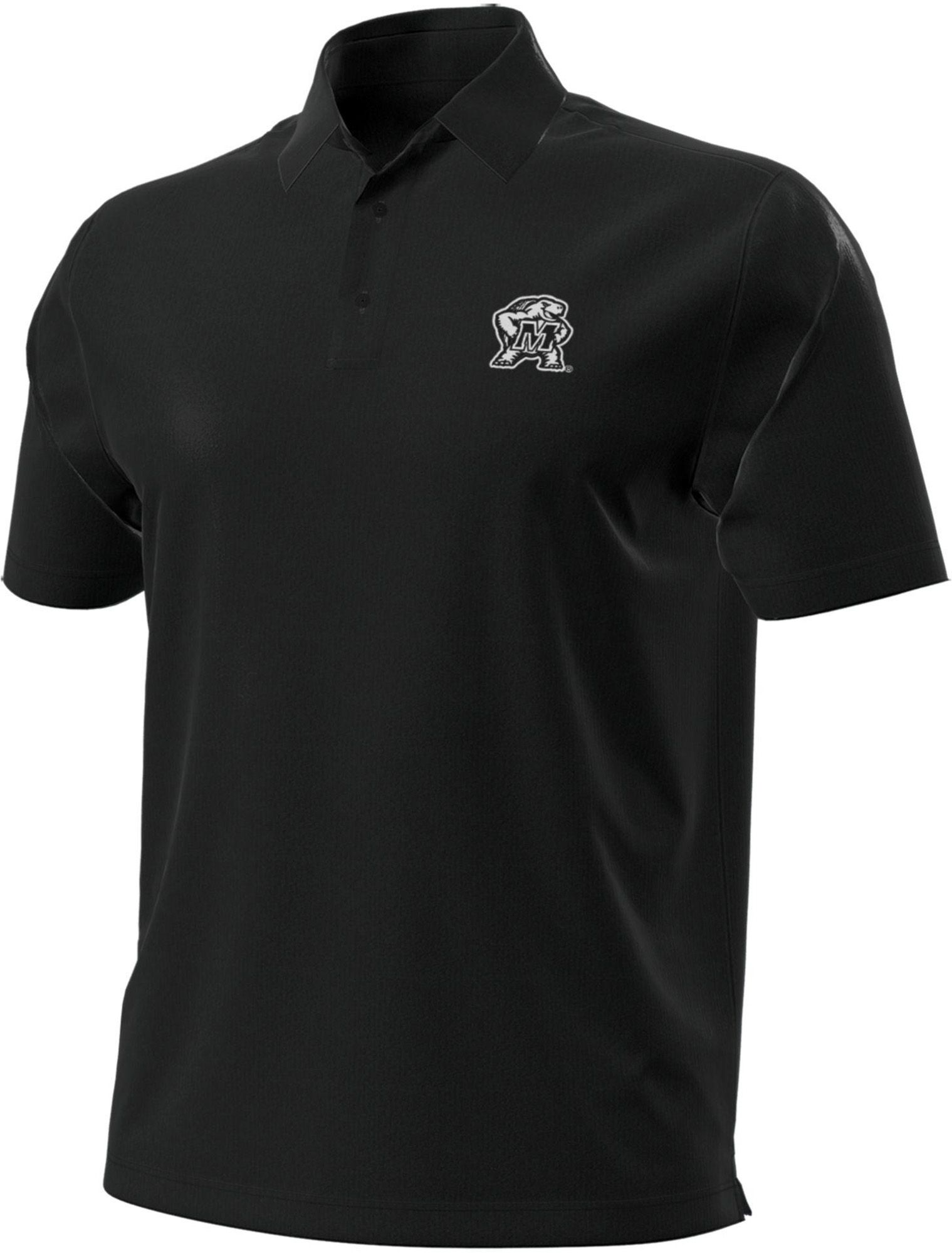 Under Armour Men's Maryland Terrapins Black Aura Polo