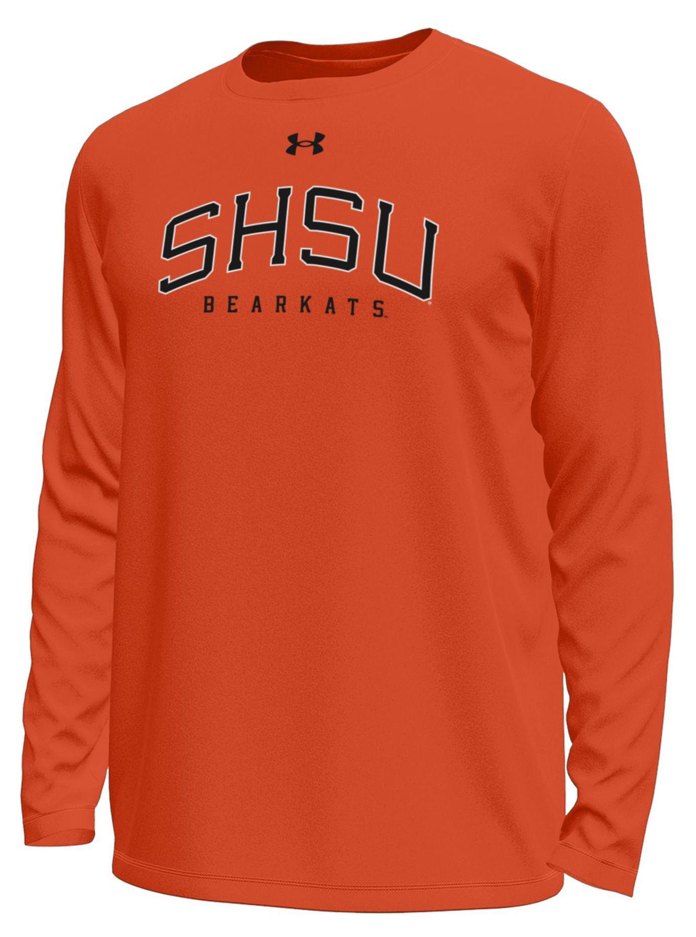 Under Armour Men's Sam Houston Bearkats Orange Tech Long Sleeve Shirt