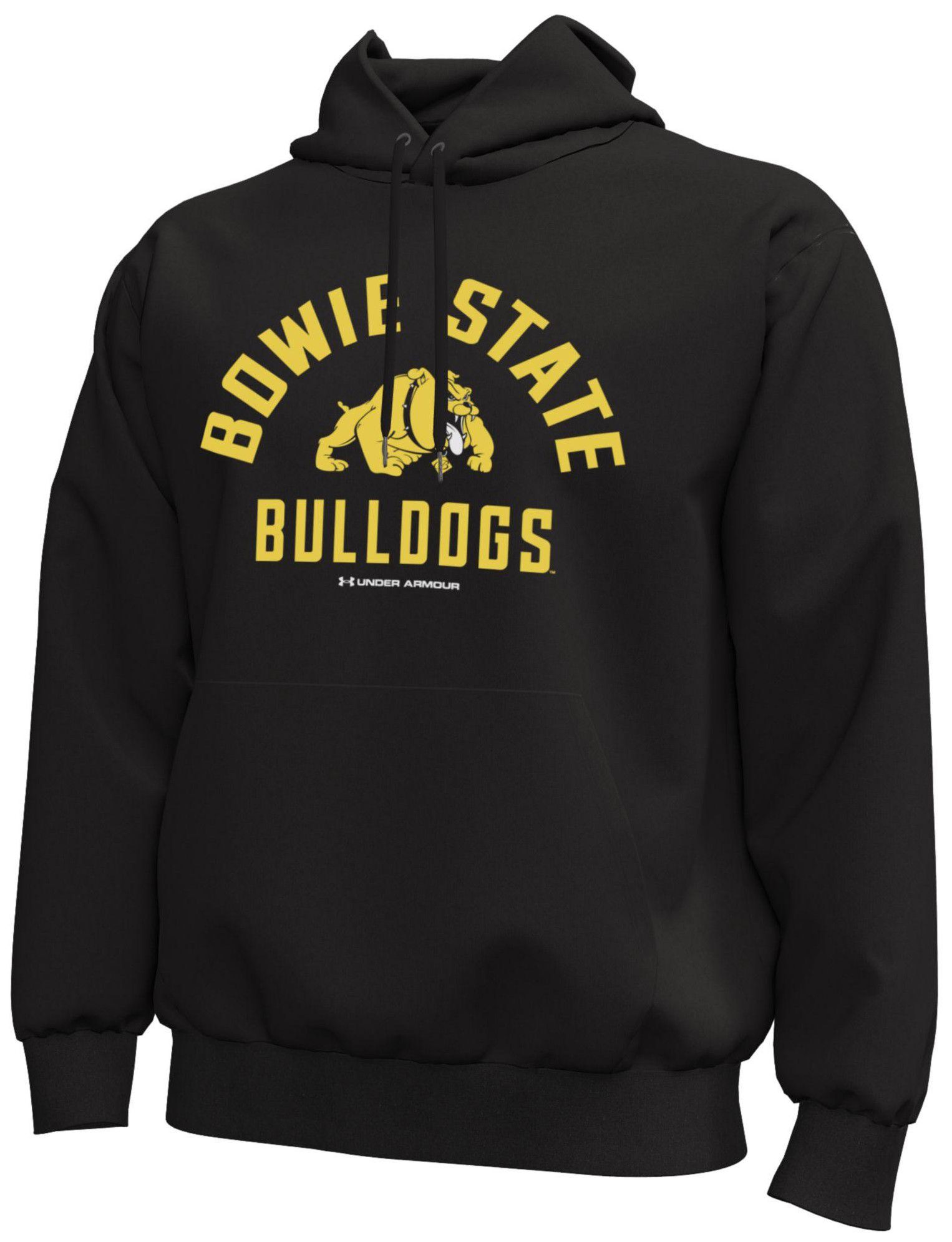Under Armour Men's Bowie State Bulldogs Black Icon Fleece Hoodie
