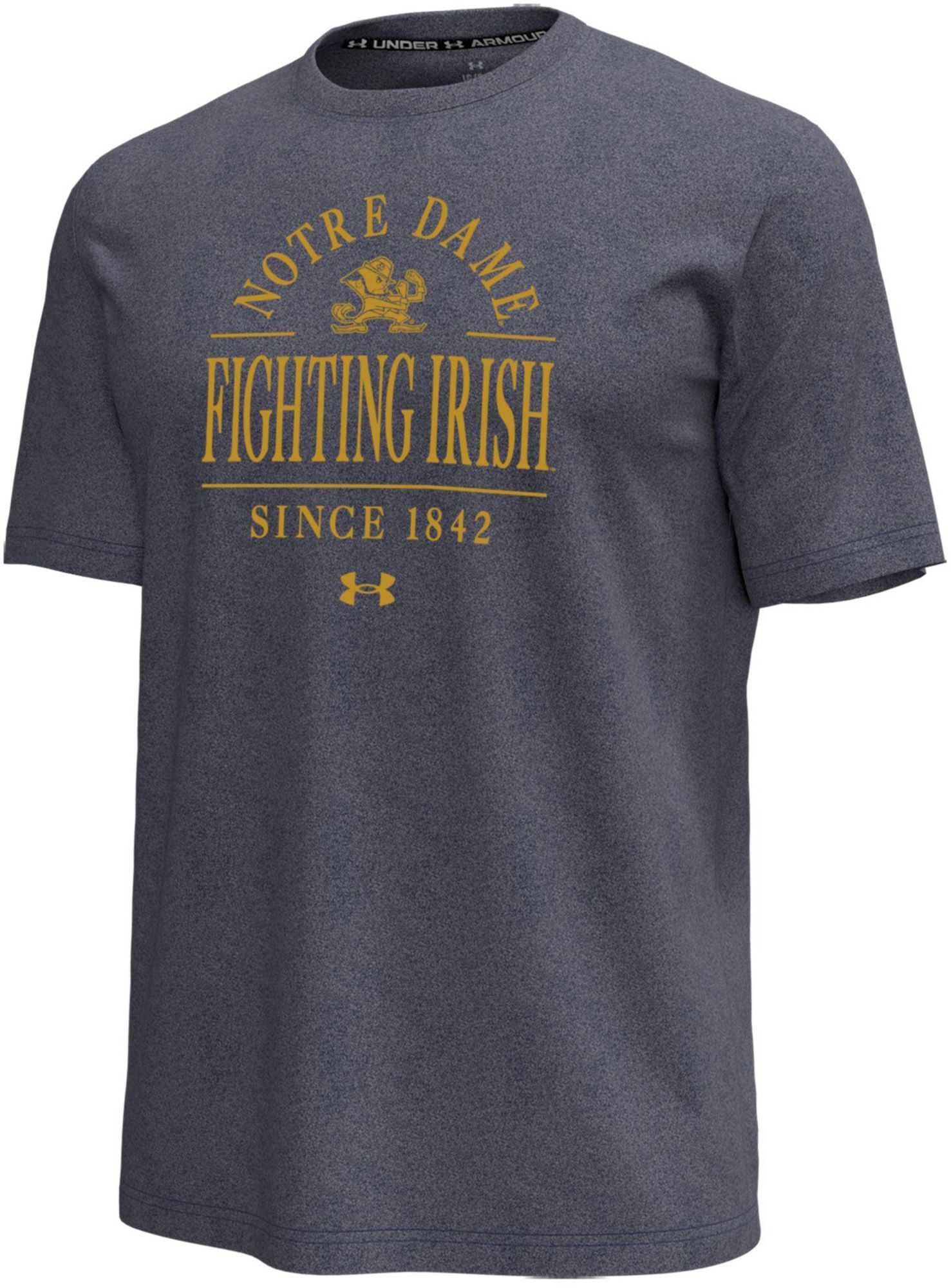 Under Armour Men's Notre Dame Fighting Irish Navy Icon T-Shirt