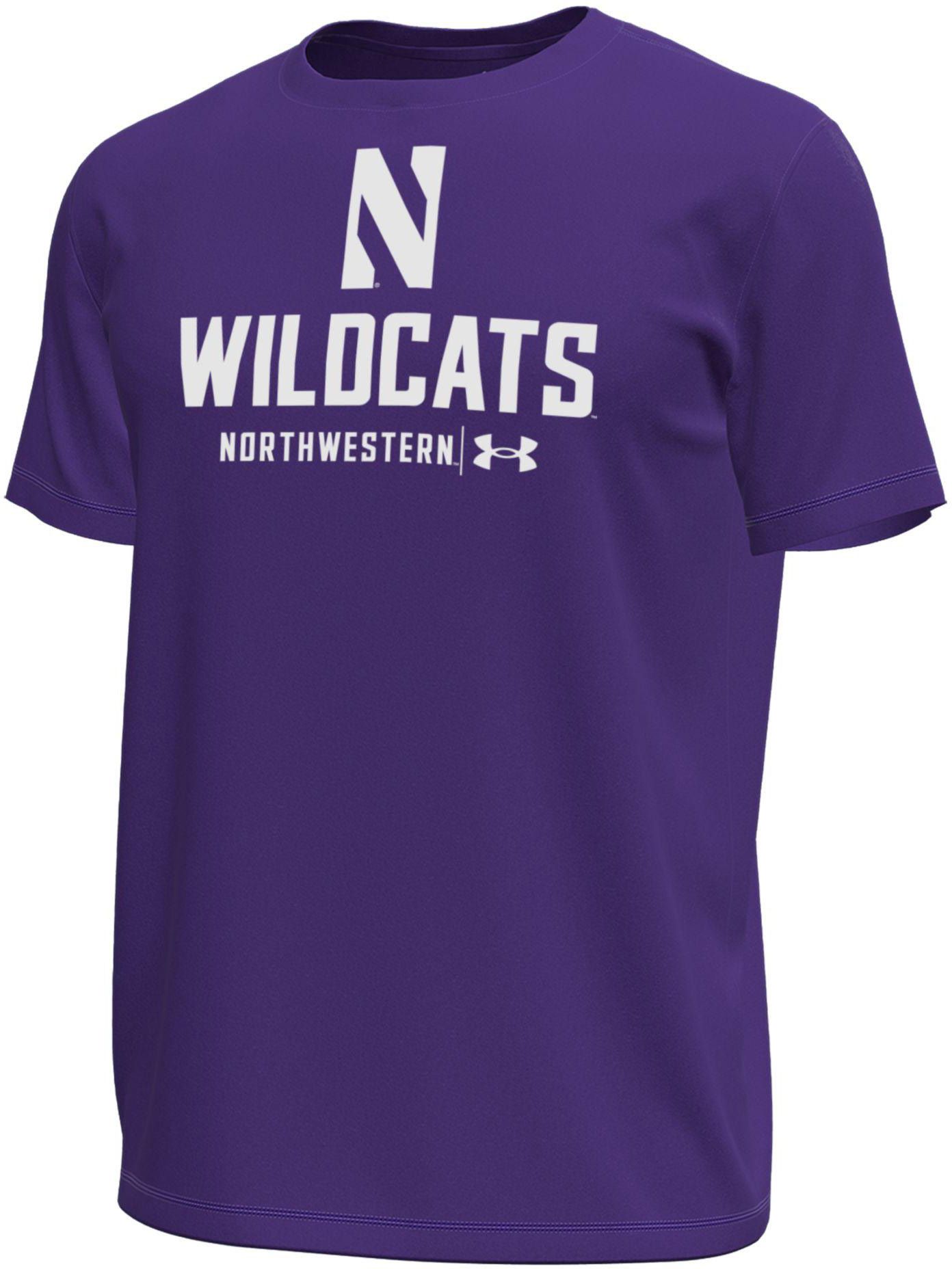 Under Armour Men's Northwestern Wildcats Purple Tech Stretch T-Shirt