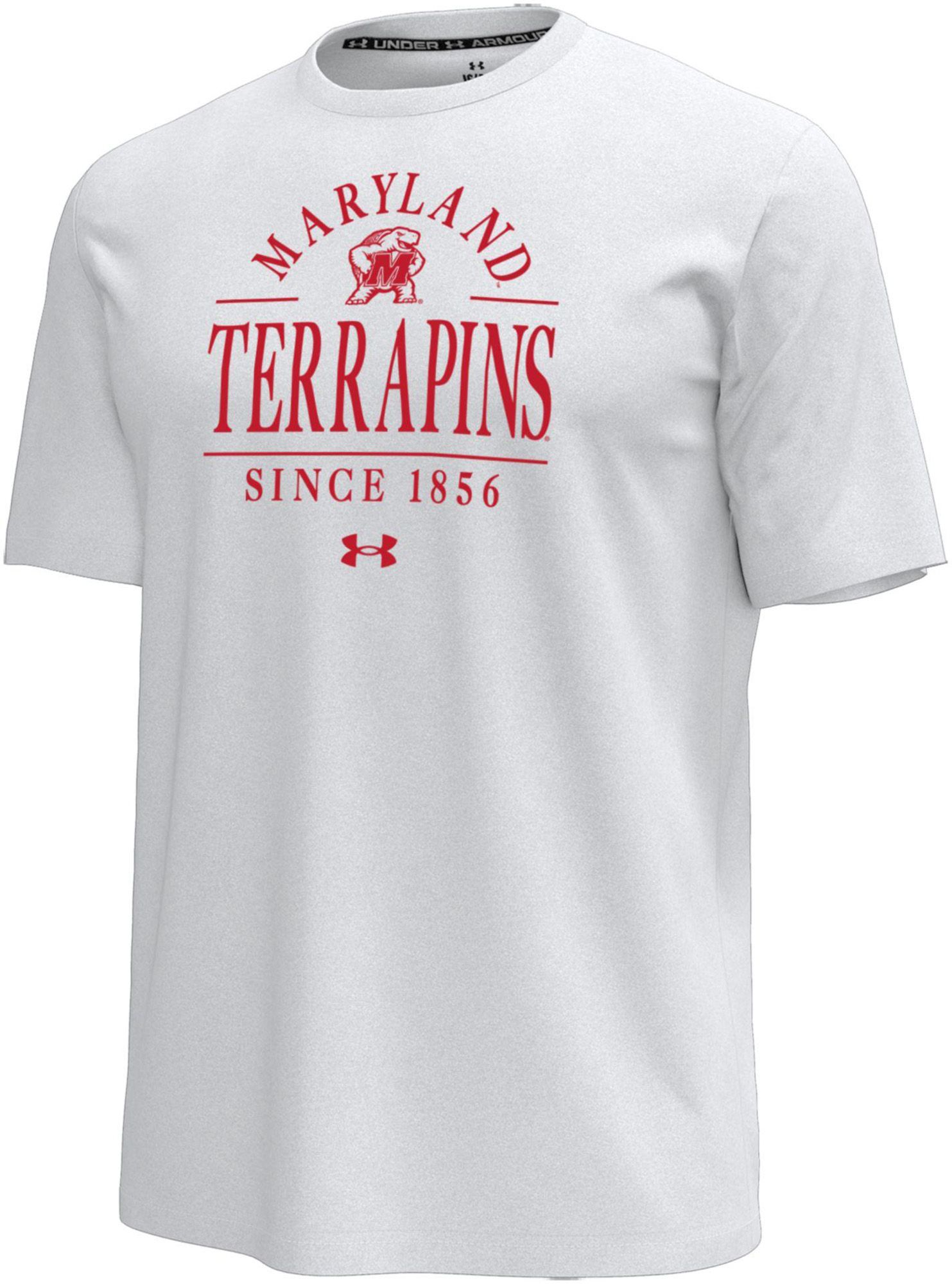 Under Armour Men's Maryland Terrapins White Icon T-Shirt