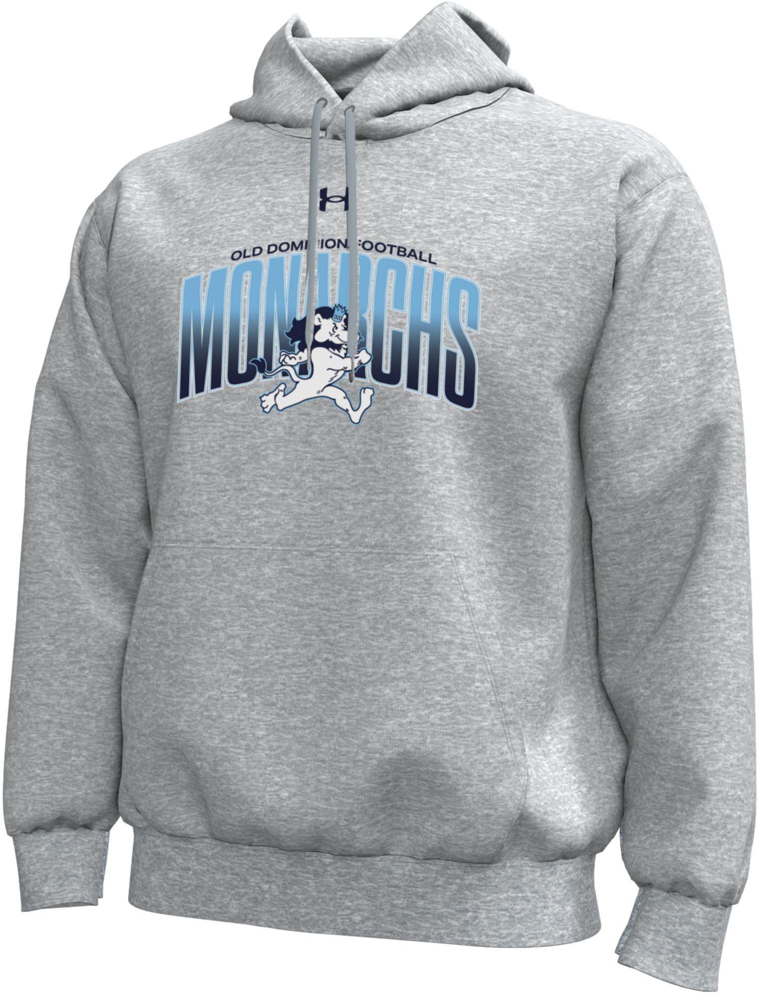 Under Armour Men's Old Dominion Monarchs Football Legacy Wordmark Icon Hoodie