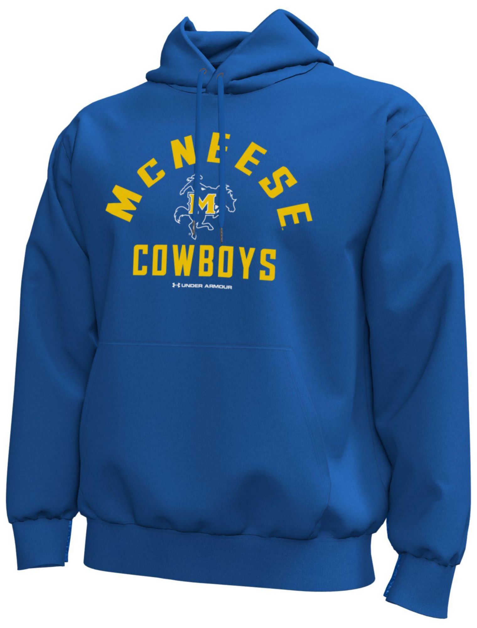 Under Armour Men's McNeese State Cowboys Royal Icon Fleece Hoodie