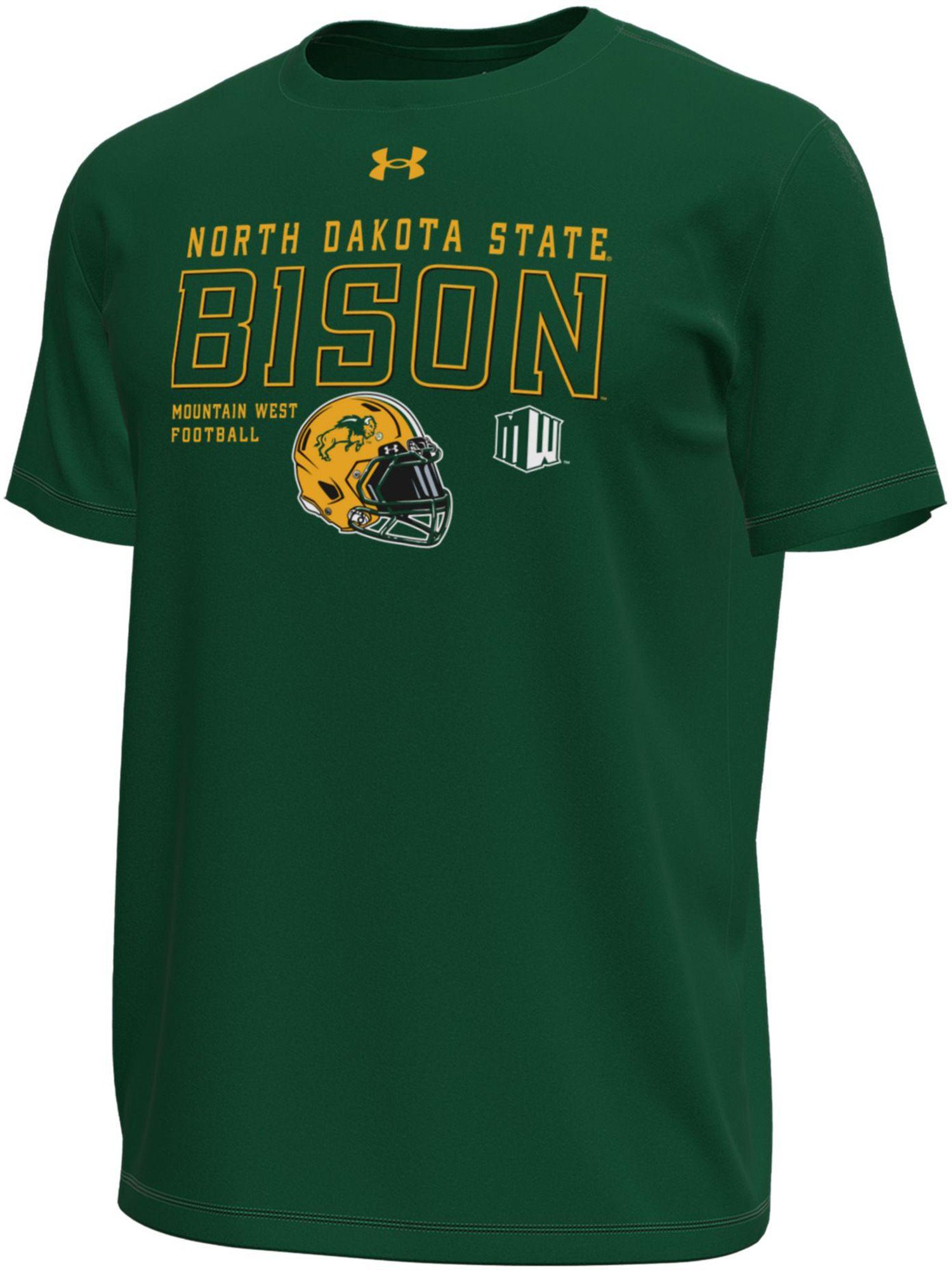 Under Armour Men's North Dakota State Bison Forest Green Tech Stretch T-Shirt
