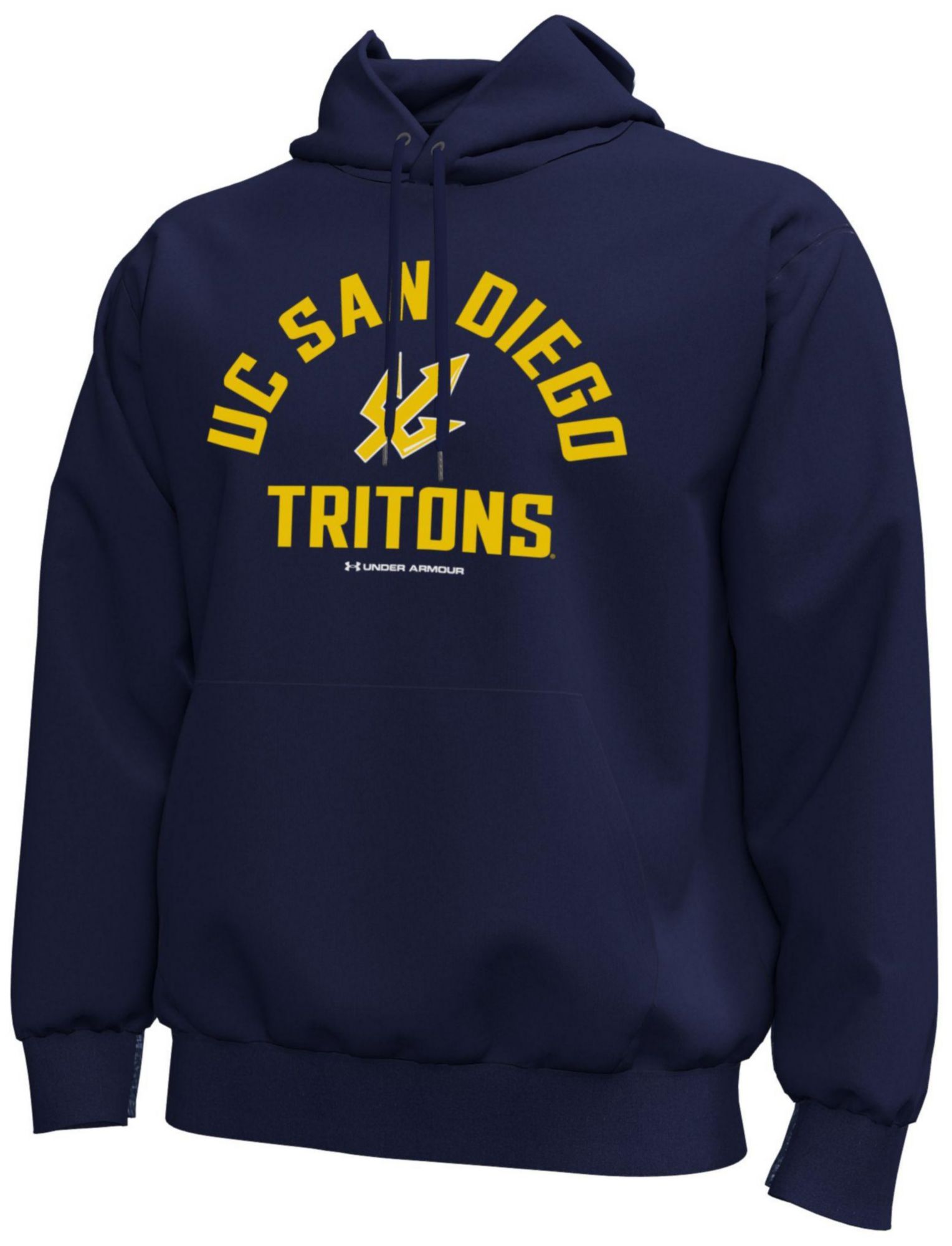 Under Armour Men's UC San Diego Tritons Navy Icon Fleece Hoodie