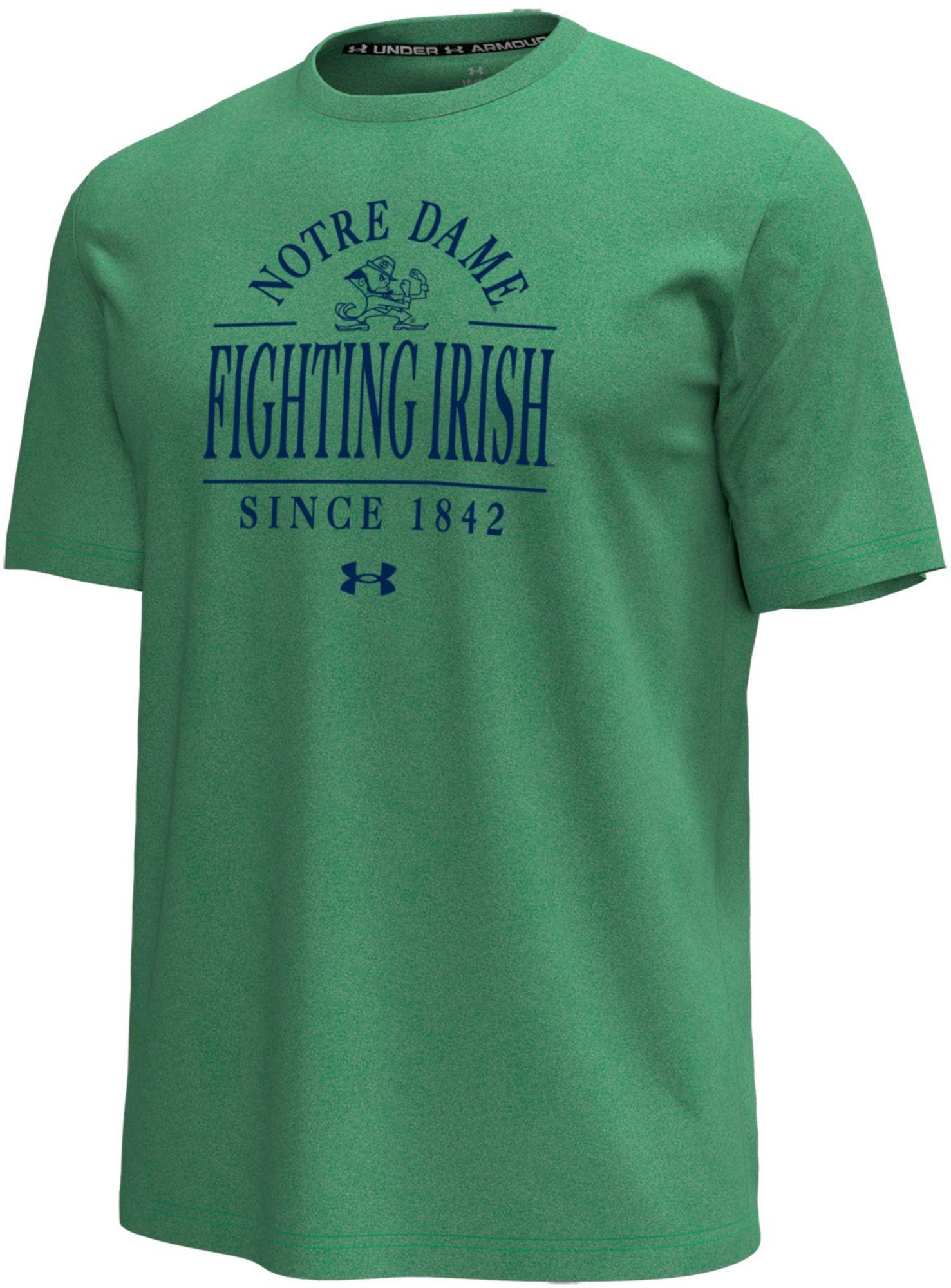 Under Armour Men's Notre Dame Fighting Irish Green Icon T-Shirt
