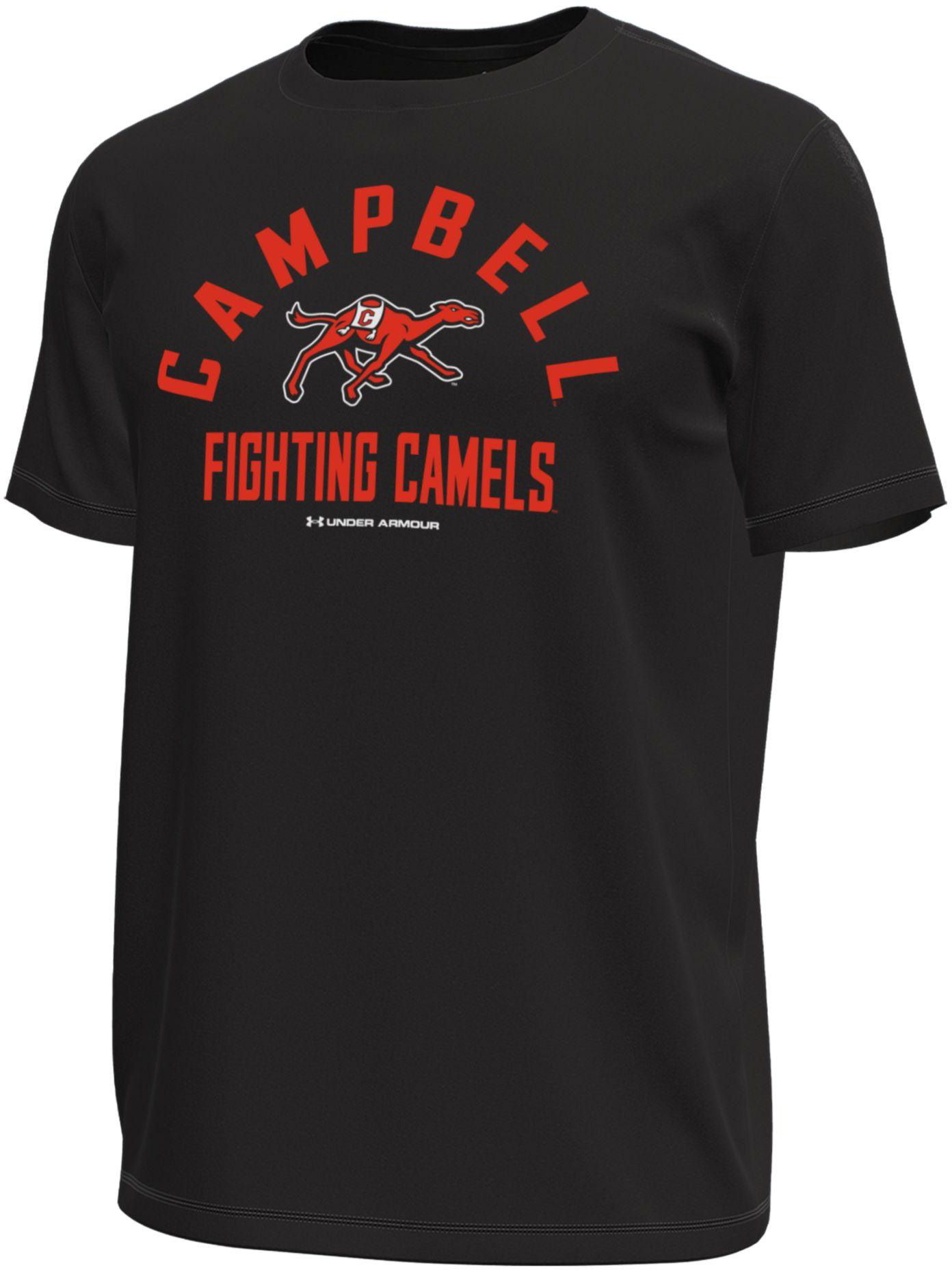 Under Armour Men's Campbell Fighting Camels Black Tech Stretch T-Shirt