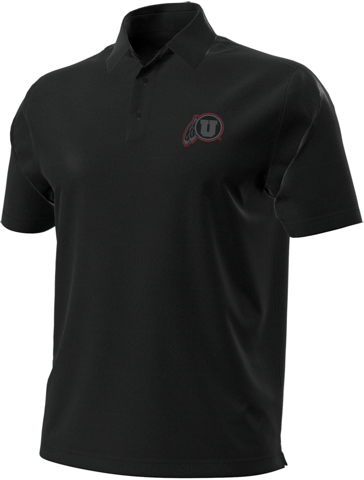 Under Armour Men's Utah Utes Black Aura Polo