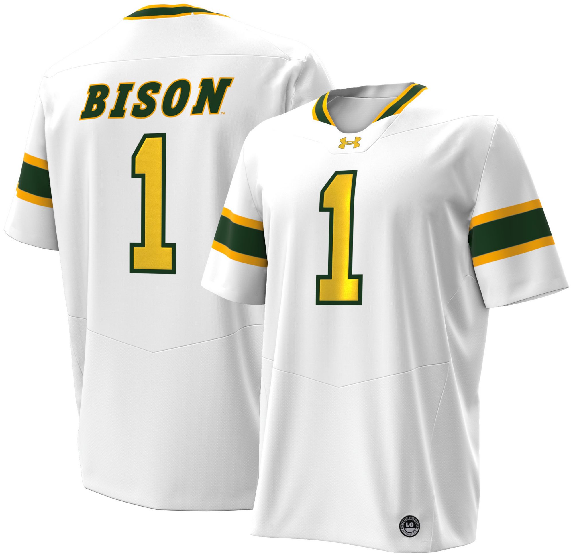 Under Armour Men's North Dakota State Bison White Replica Jersey